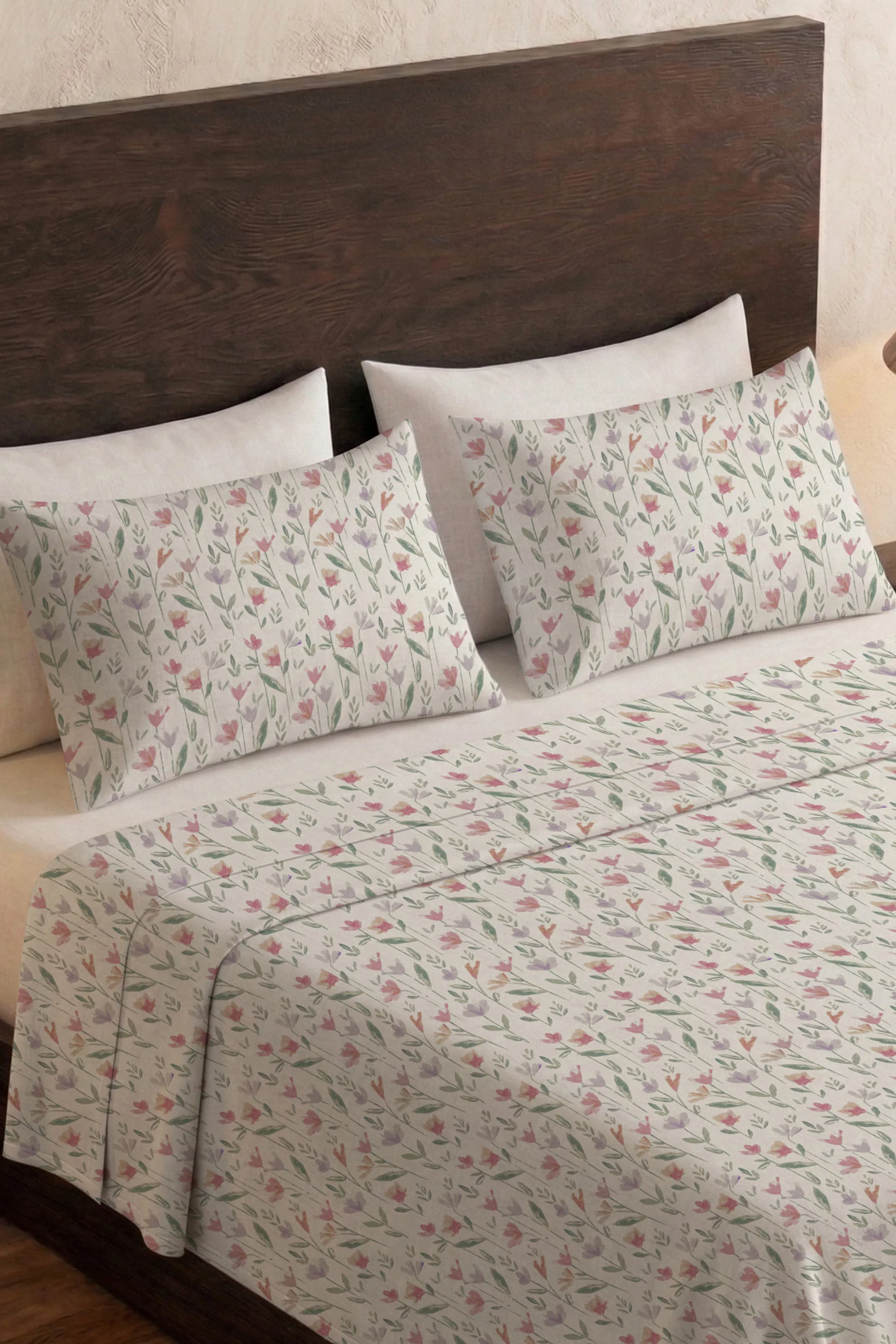 Cadence Percale Bed Sheet Set - Image 4
