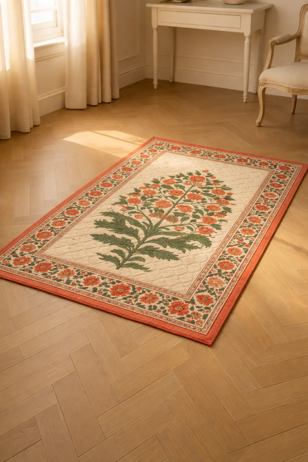Crimson Quilted Travel Prayer Mat - Image 4