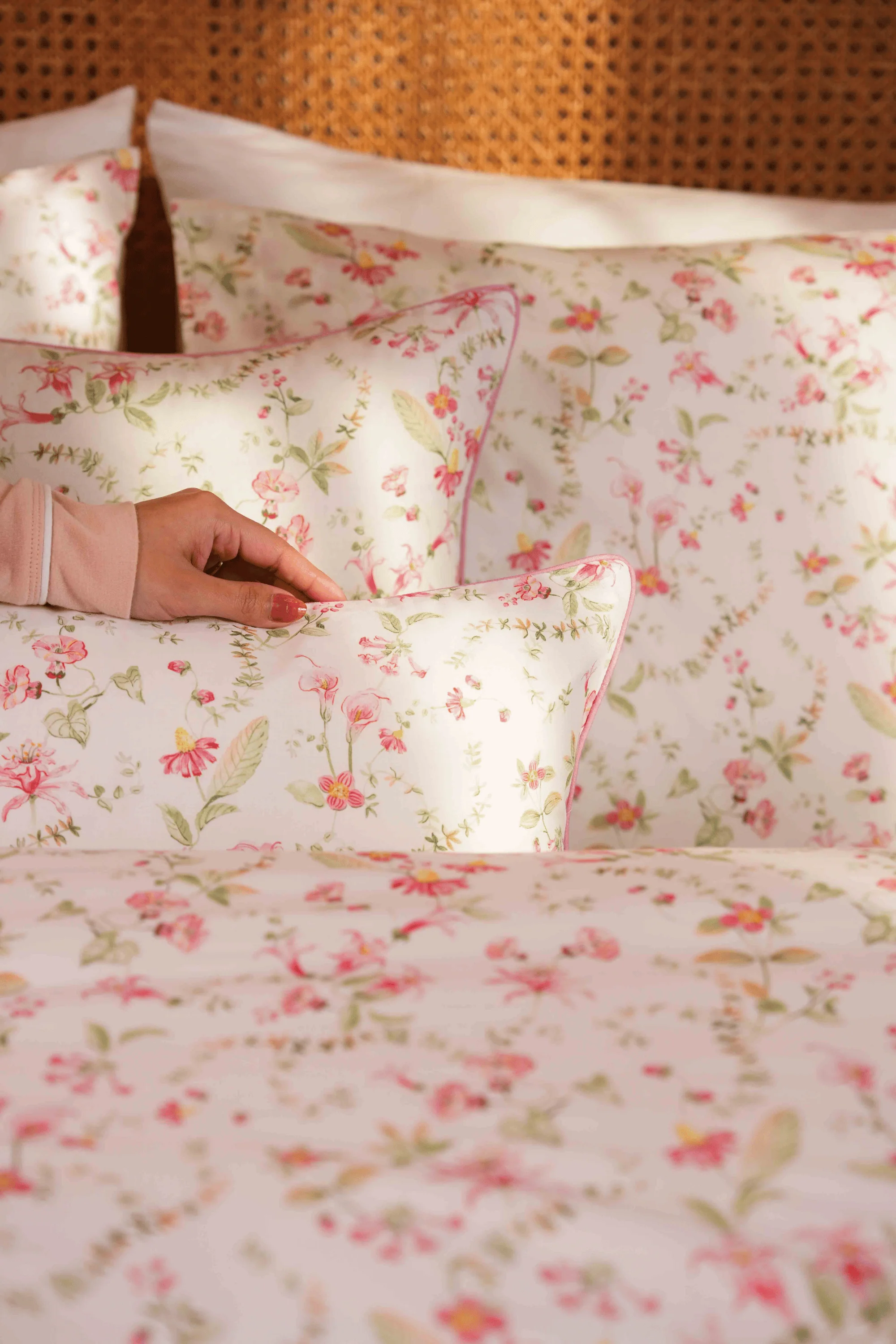 Dainty Blossom Percale Bed Sheet Set - Image 5