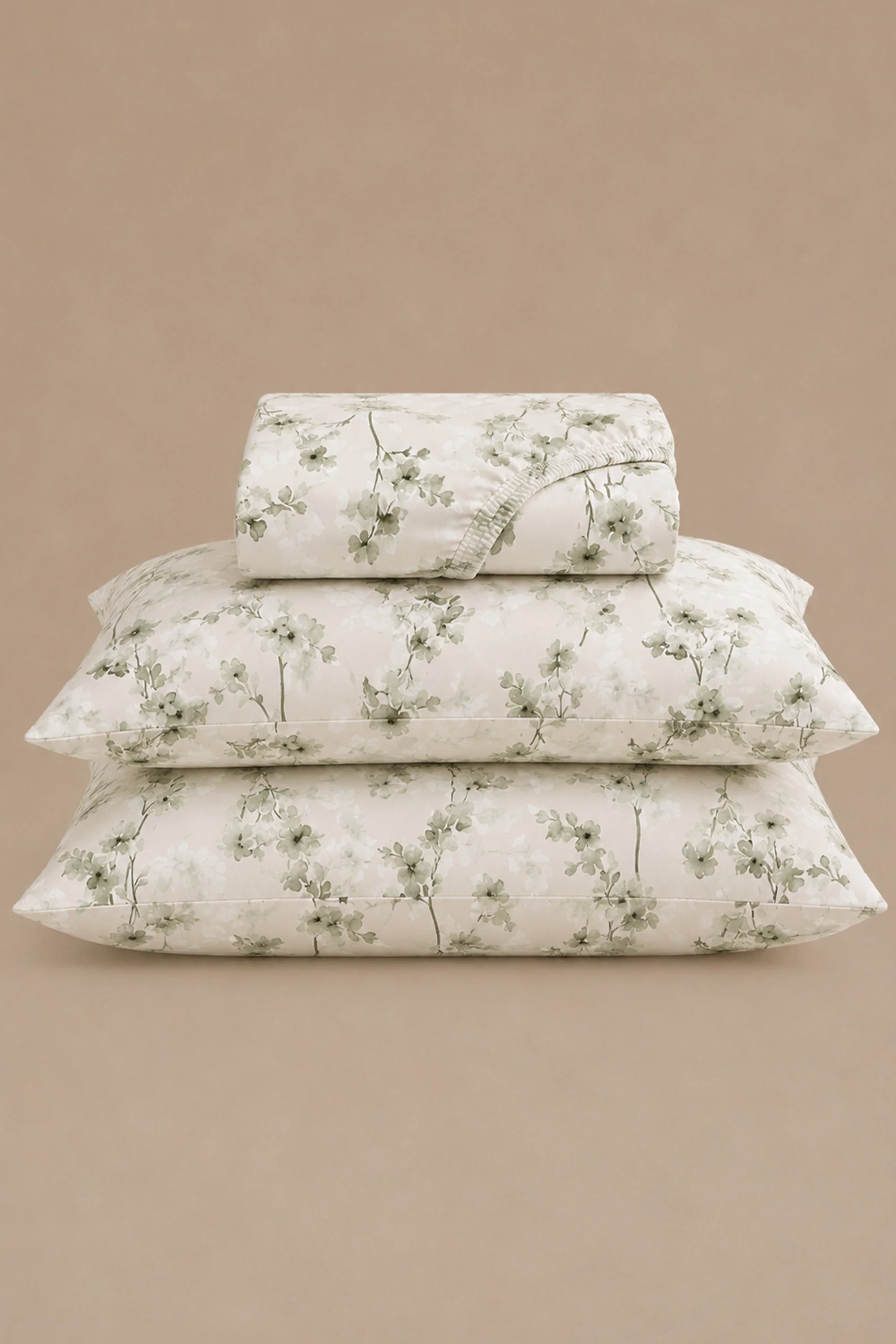 Emerald Oasis Percale Bed Sheet Set - Image 5