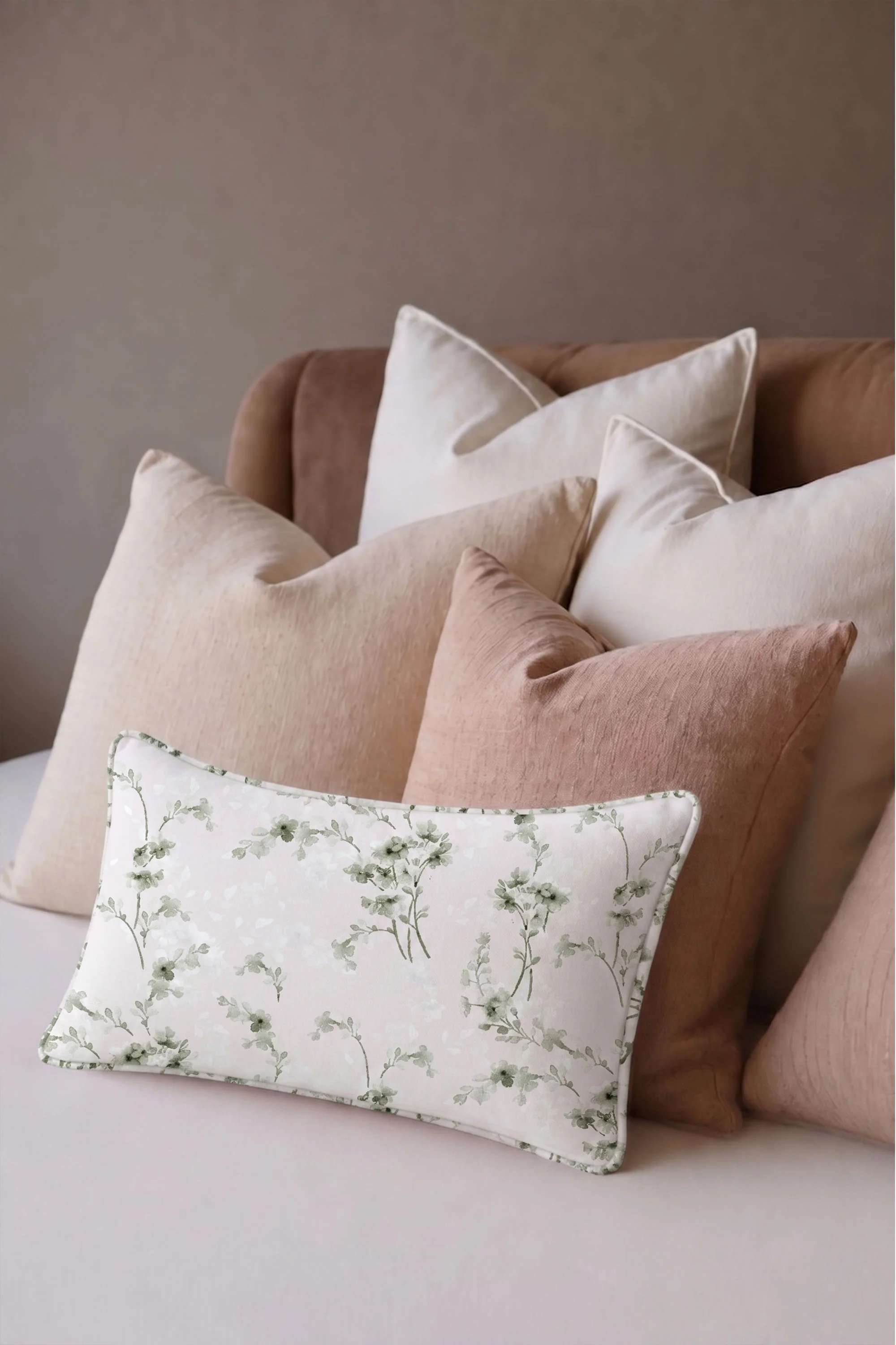 Emerald Oasis Percale Cushion Cover - Image 5