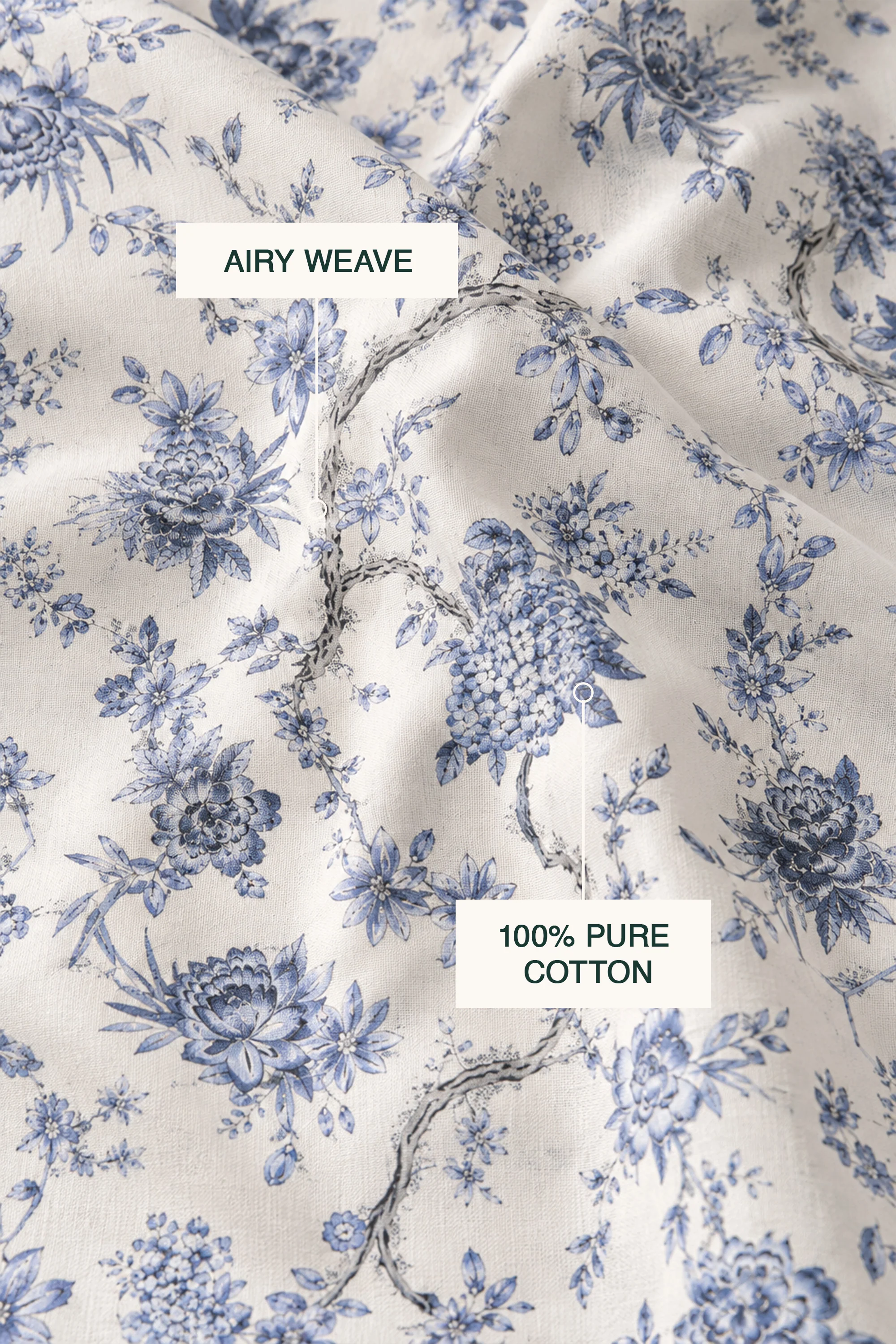 Eventide Percale Cushion Cover - Image 3
