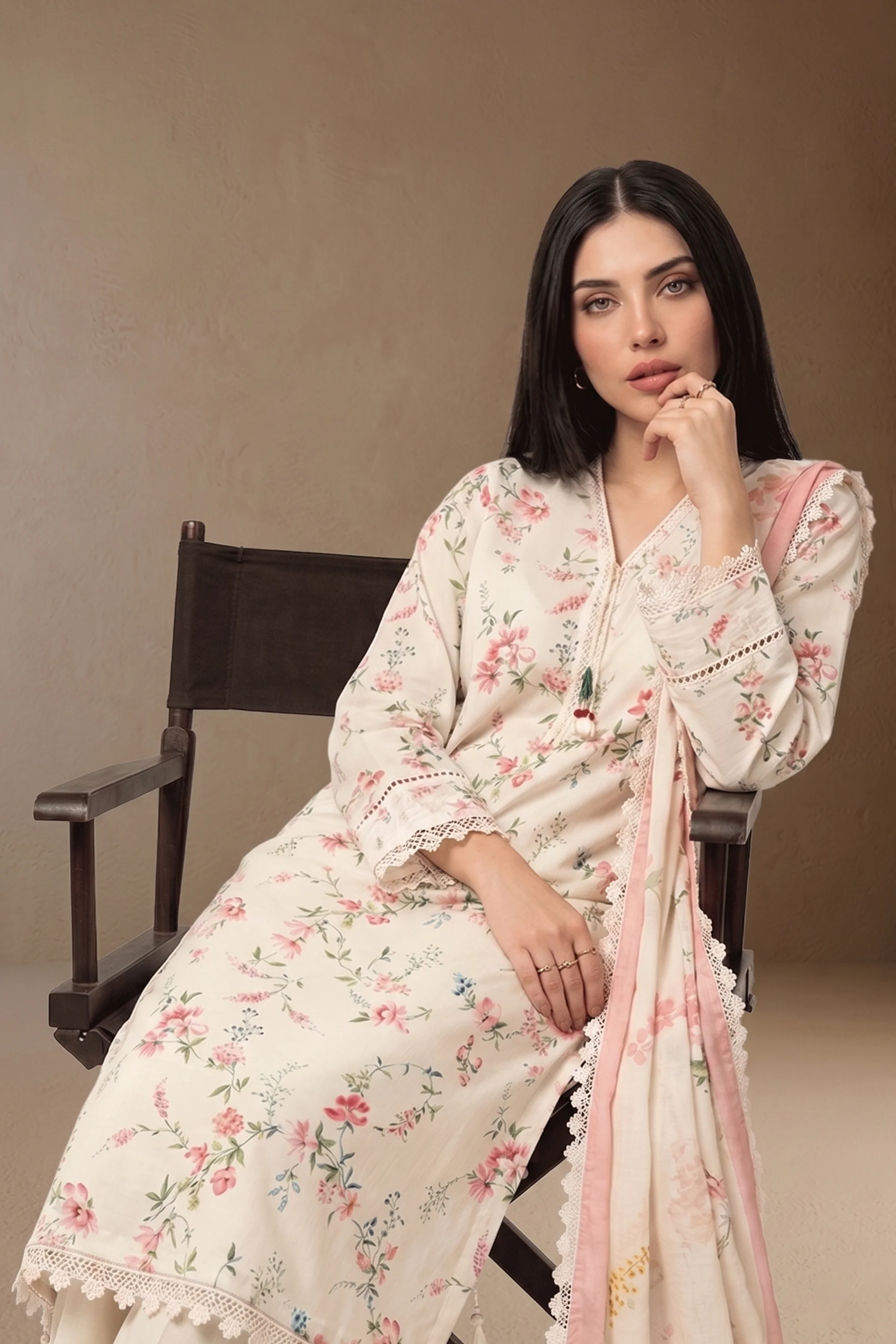 Jardin - Printed Lawn Suit - Image 3