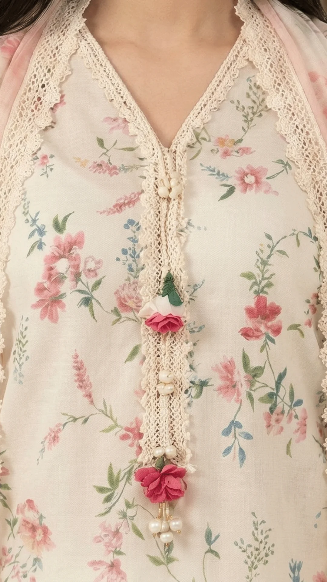 Jardin - Printed Lawn Suit - Image 5