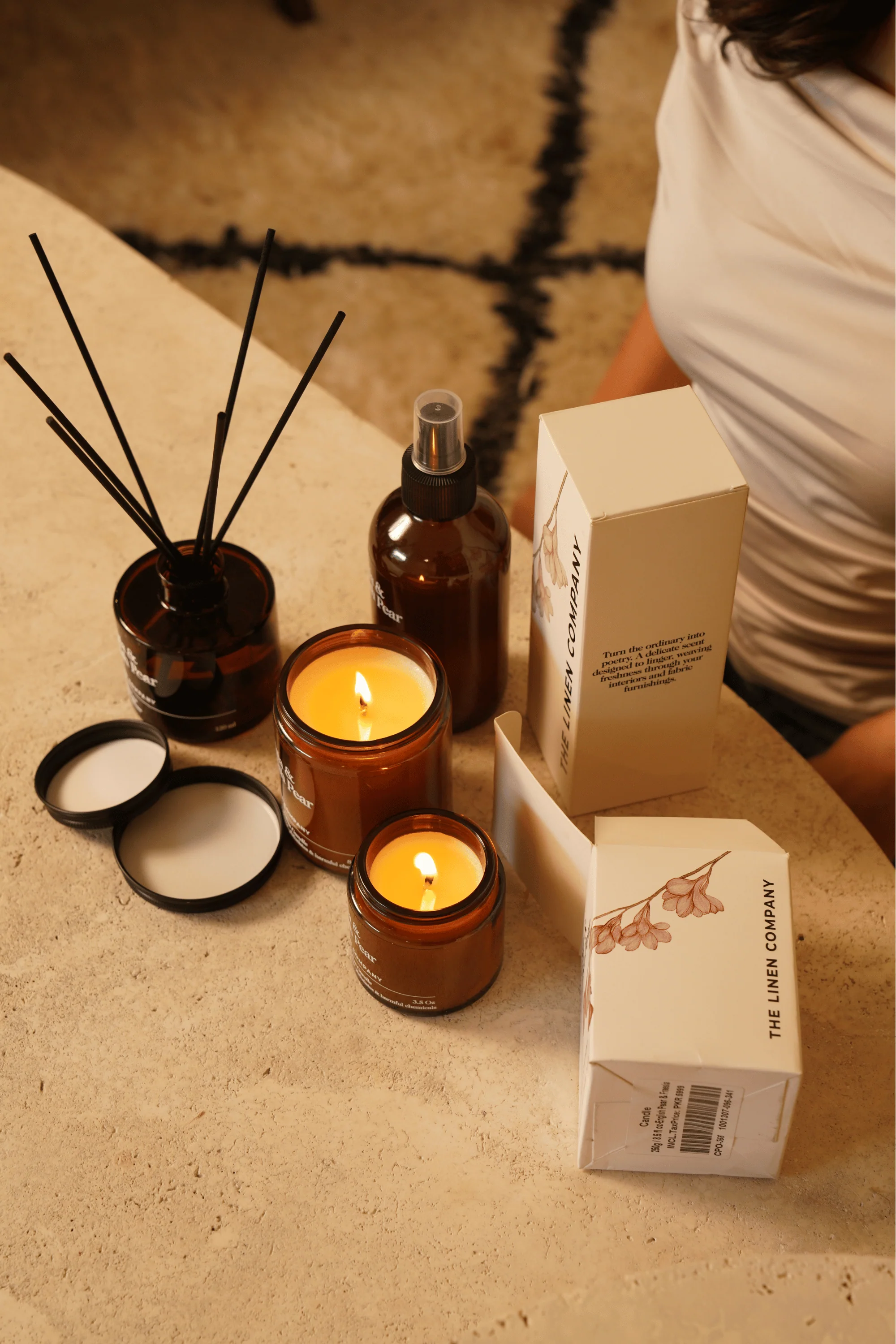 Jasmine Scented Candle - Image 3