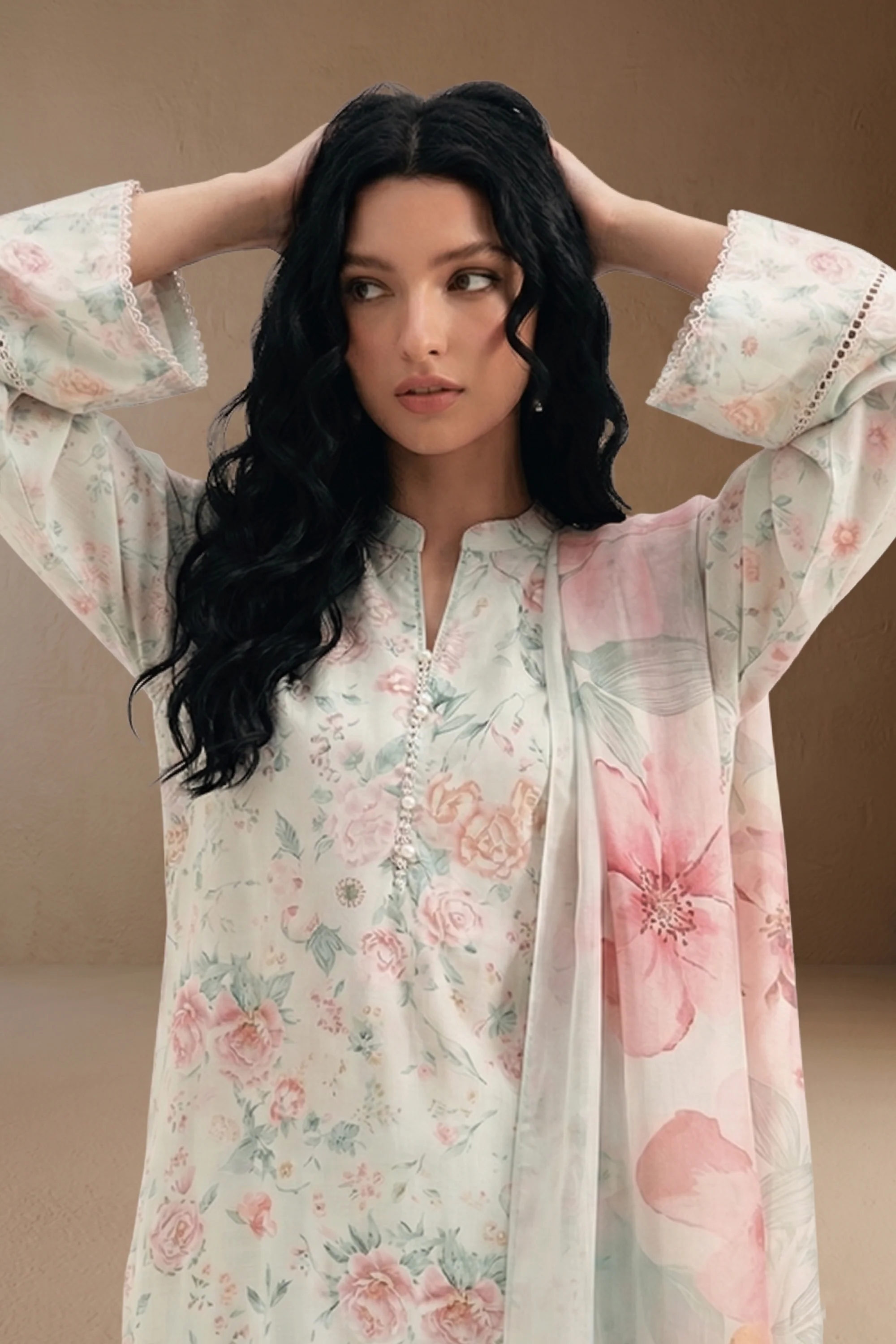 Mintscape - Printed Lawn Suit - Image 3