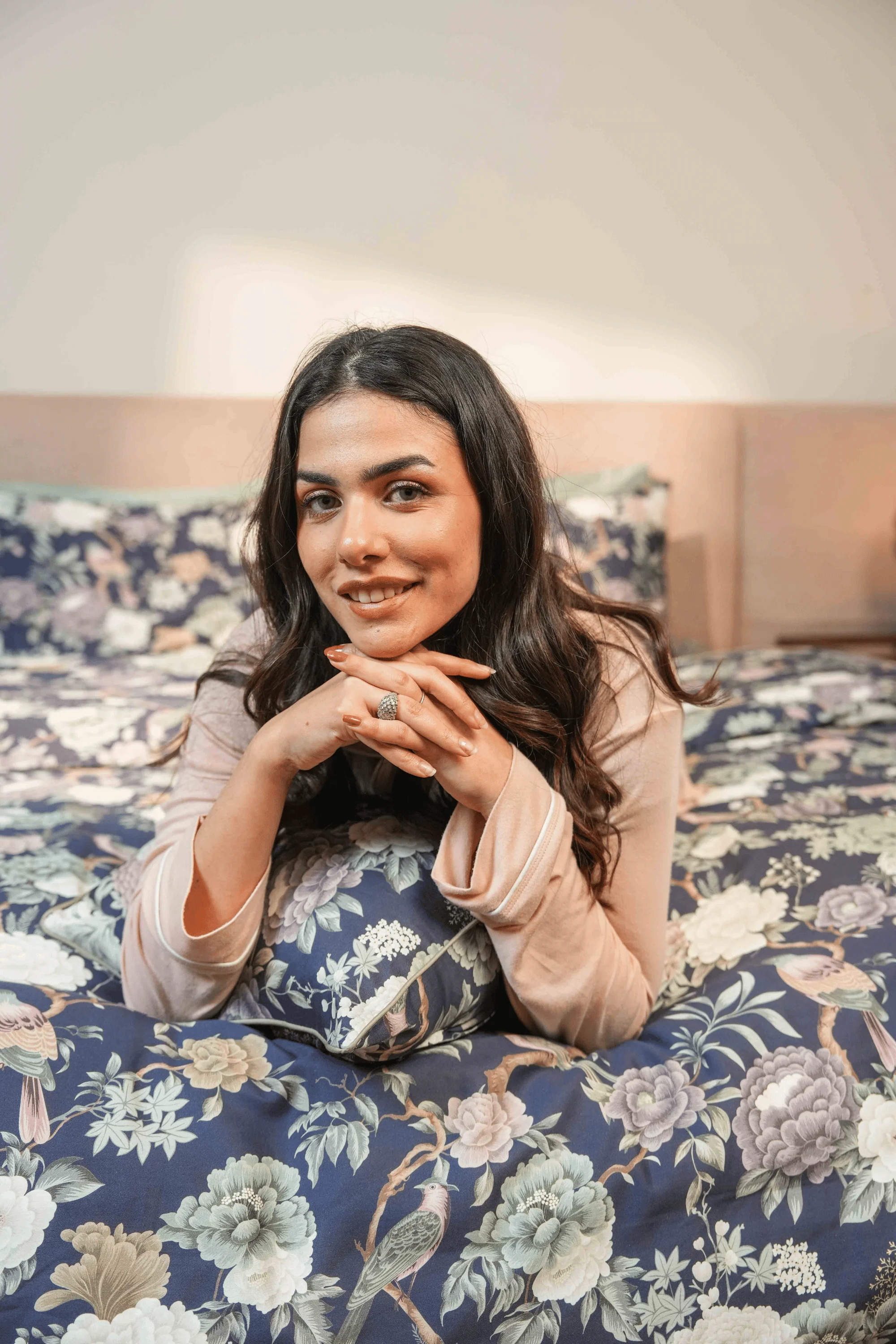 Moonflower Sateen Duvet Cover Set-Luxe T200 - Image 7