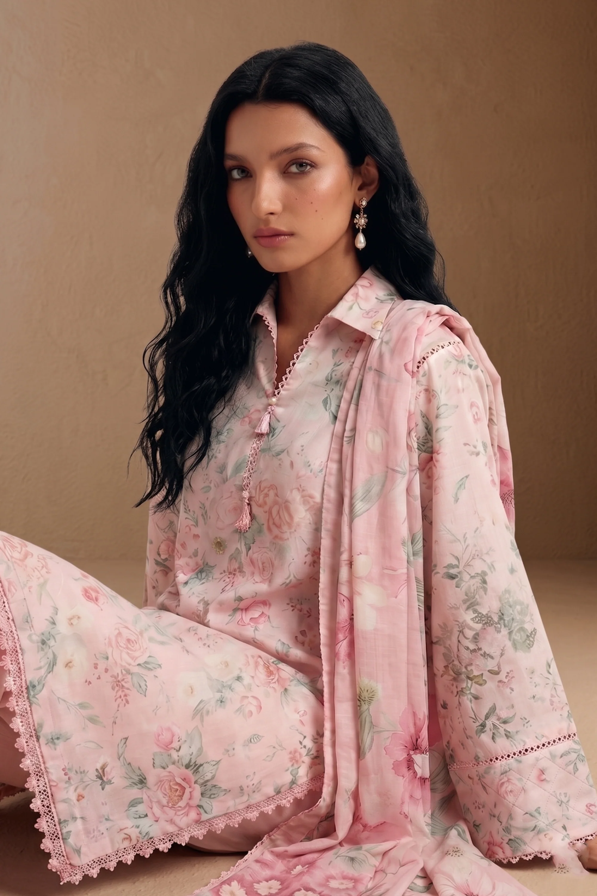 Muse - Printed Lawn Suit - Image 3