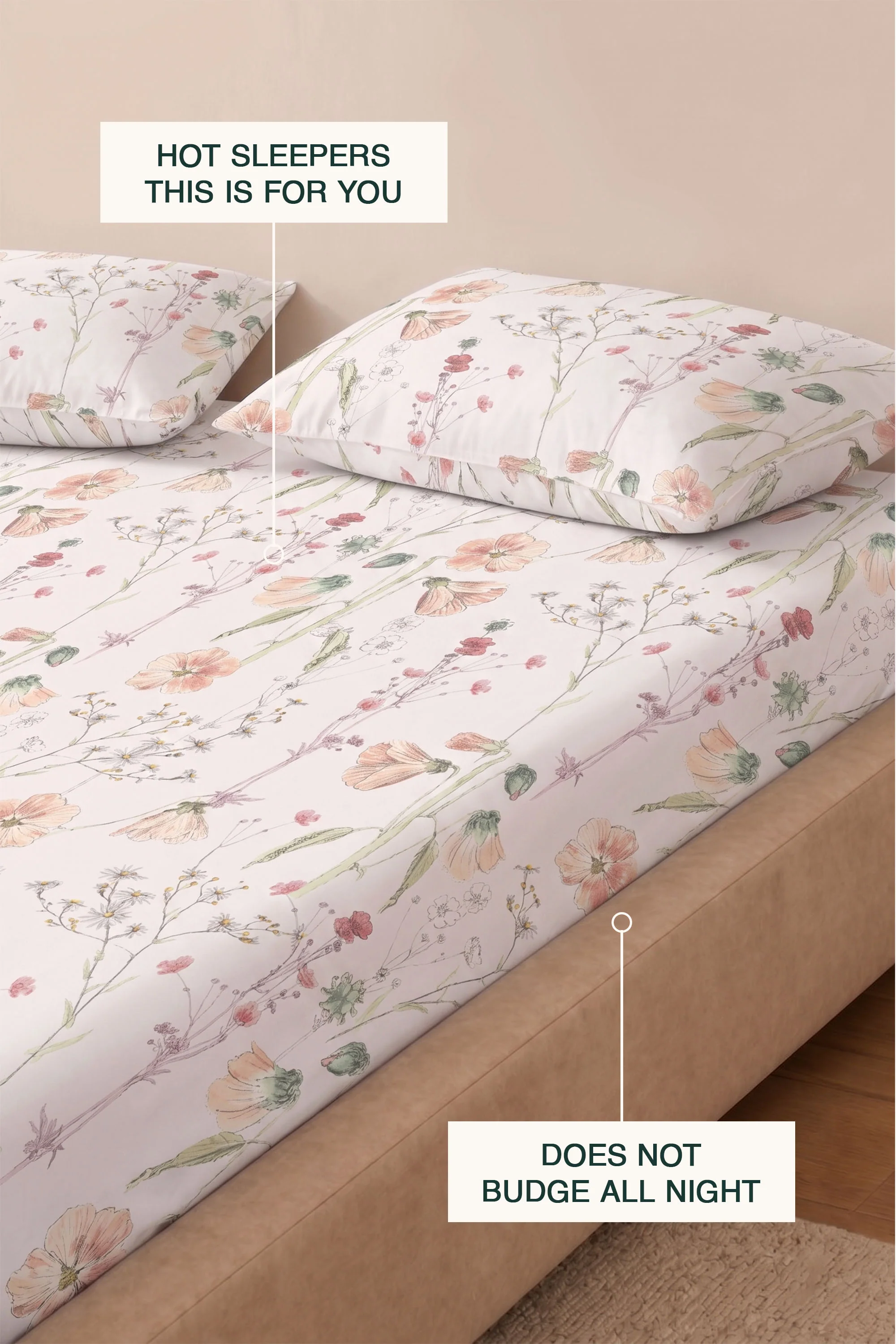 Oshibana Percale Bed Sheet Set - Image 10