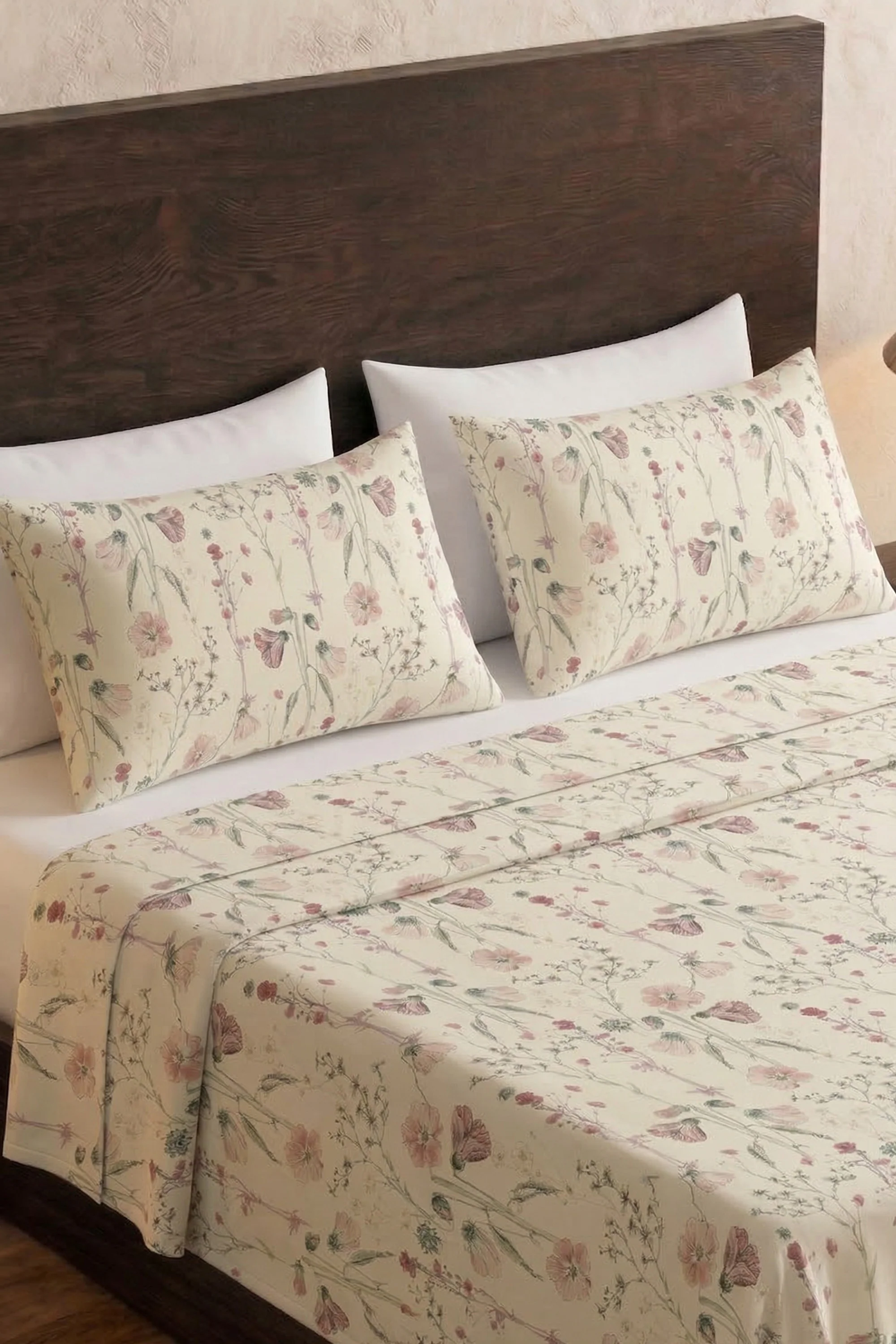Oshibana Percale Bed Sheet Set - Image 6