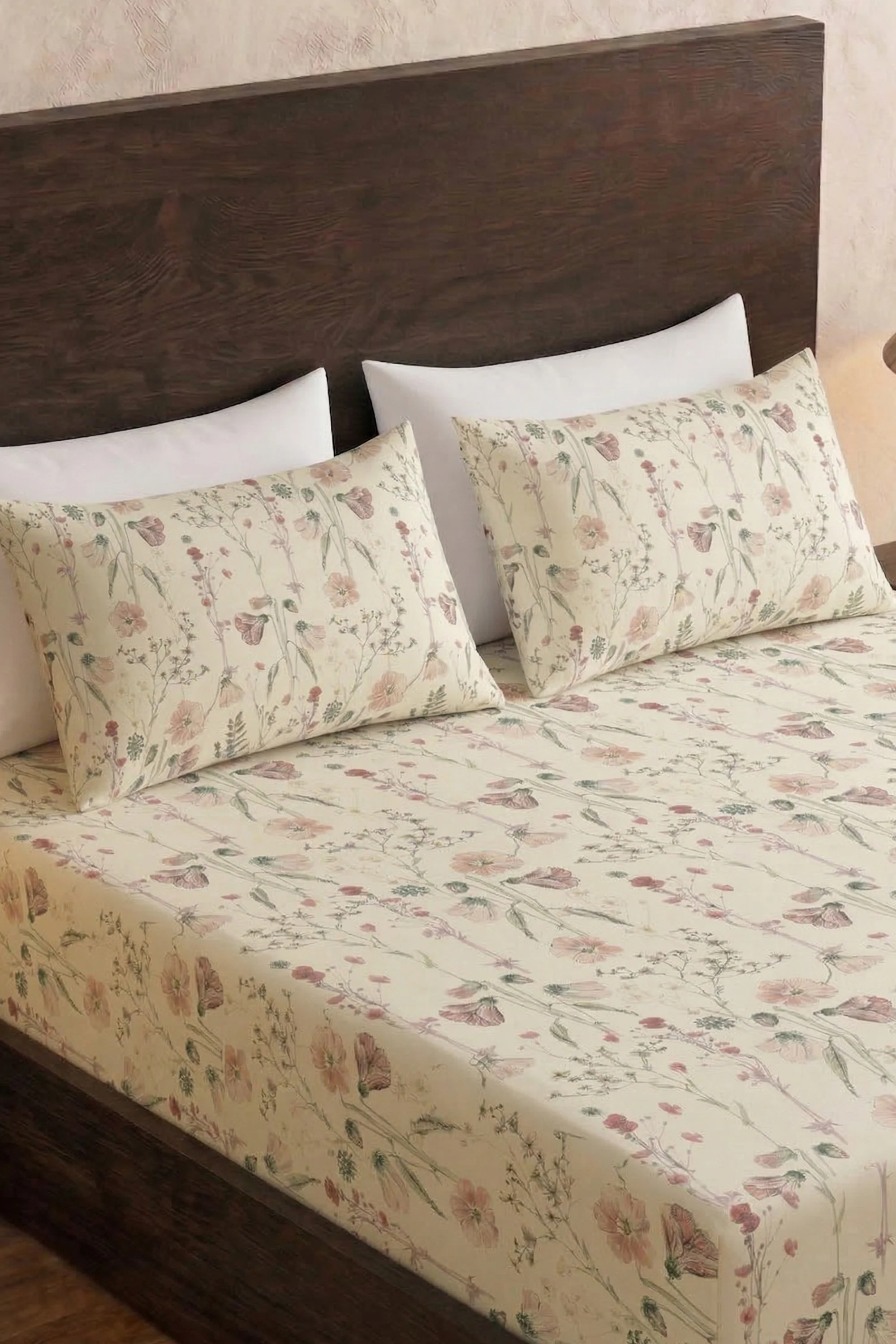 Oshibana Percale Bed Sheet Set - Image 9