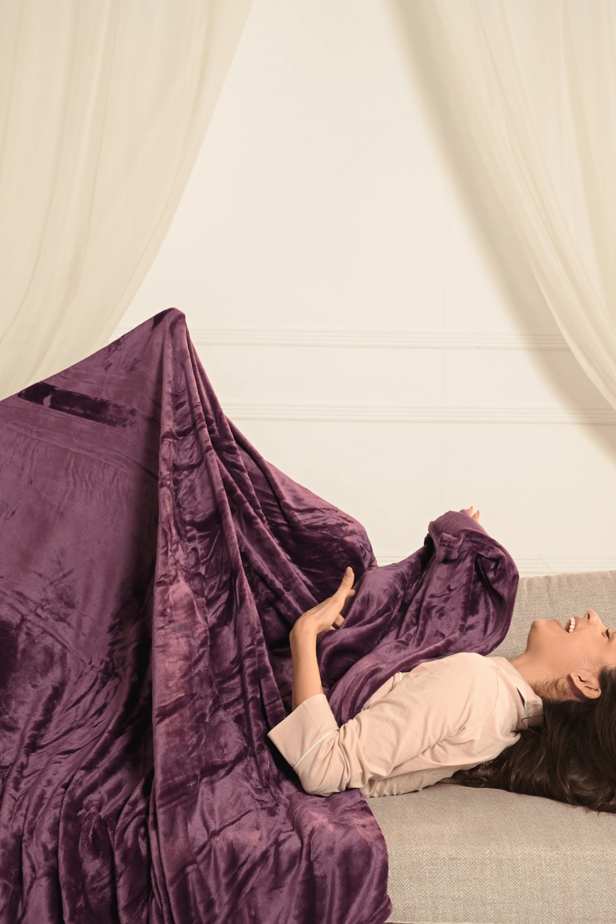 Plum Plush Blanket - Image 3