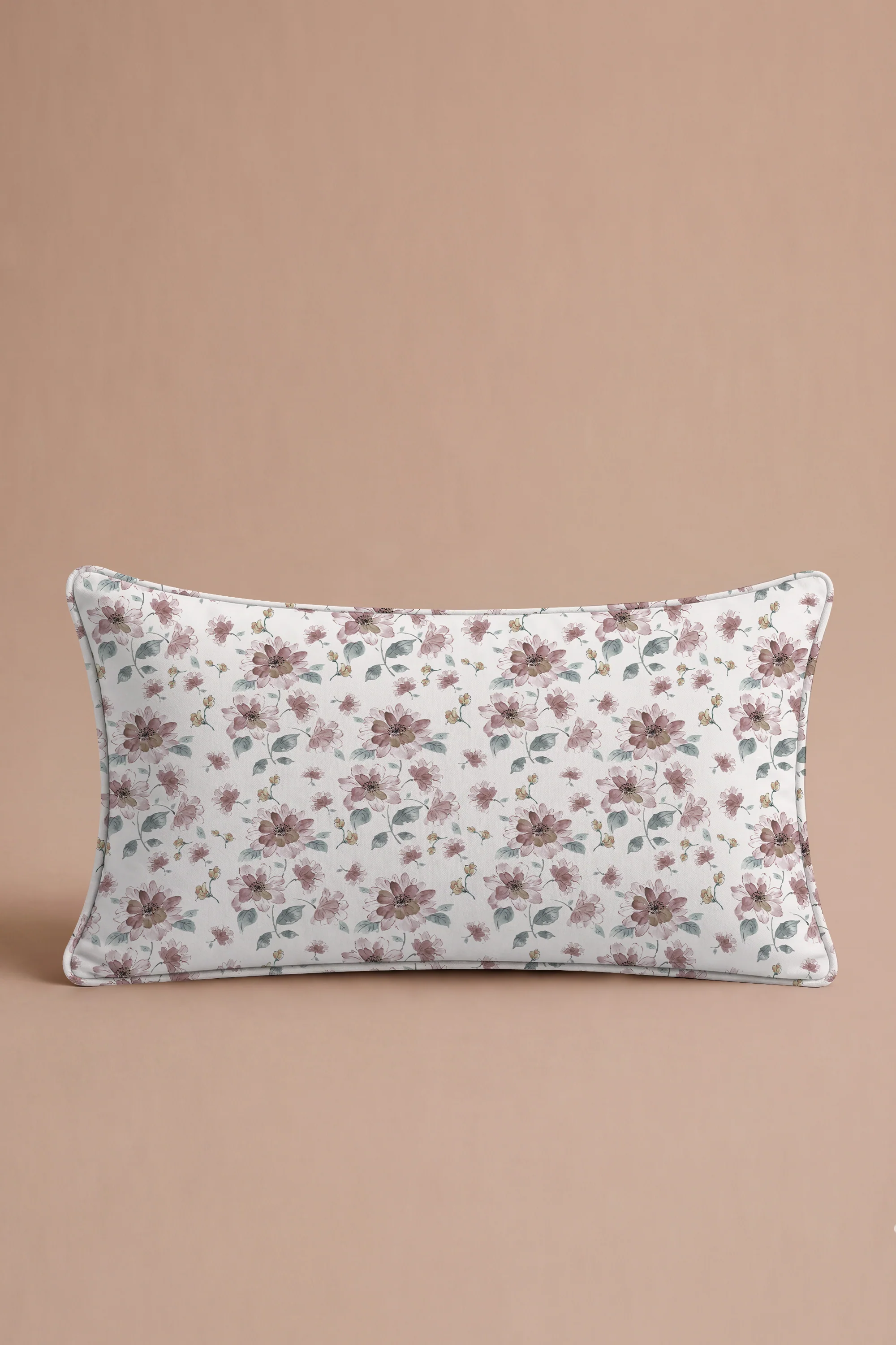 Sienna Orchid Percale Cushion Cover - Image 2