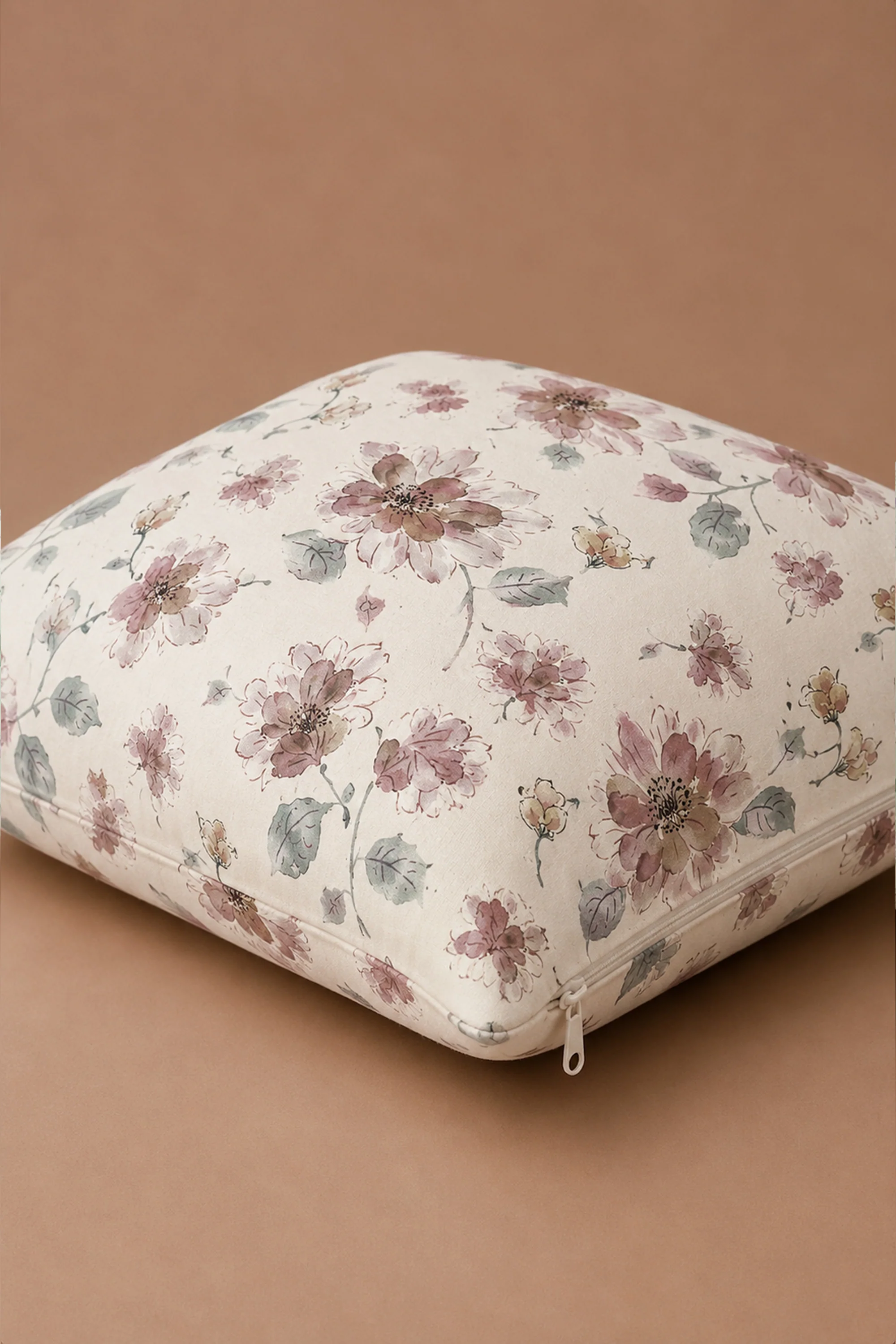 Sienna Orchid Percale Cushion Cover - Image 3