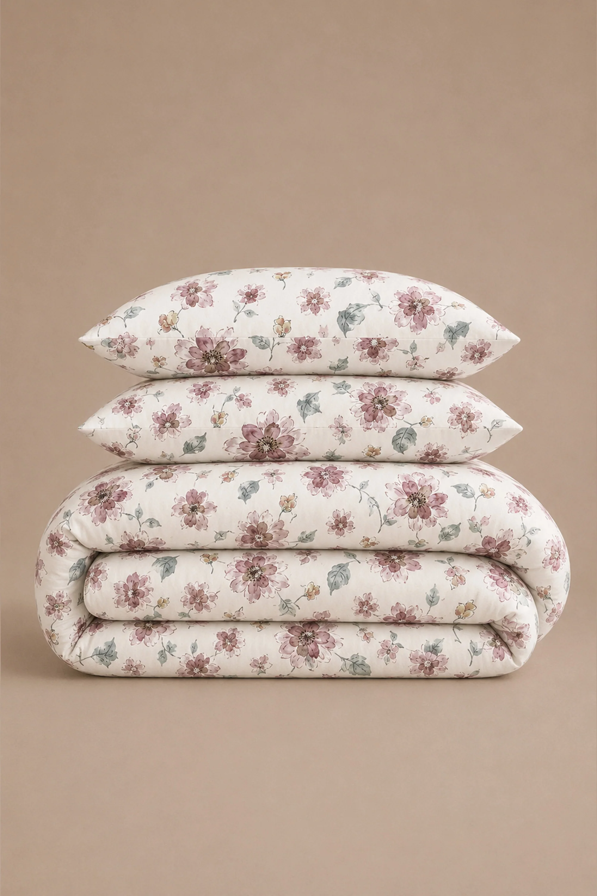 Sienna Orchid Percale Duvet Cover set
