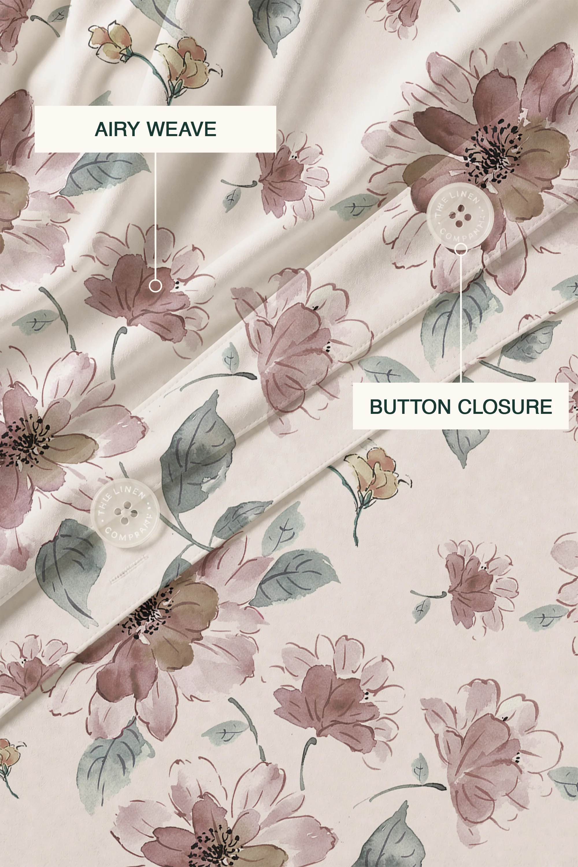 Sienna Orchid Percale Duvet Cover set - Image 2
