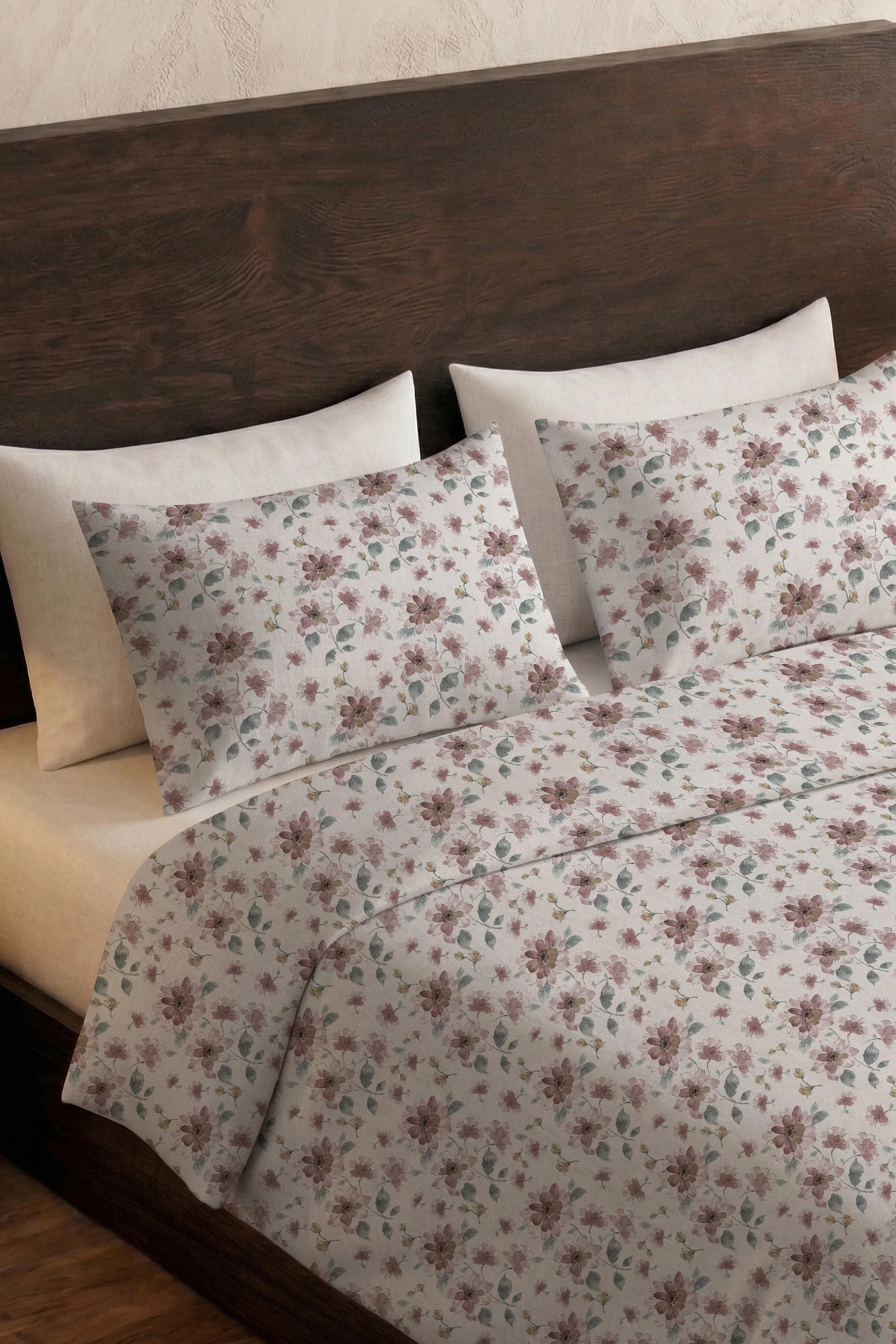 Sienna Orchid Percale Duvet Cover set - Image 5