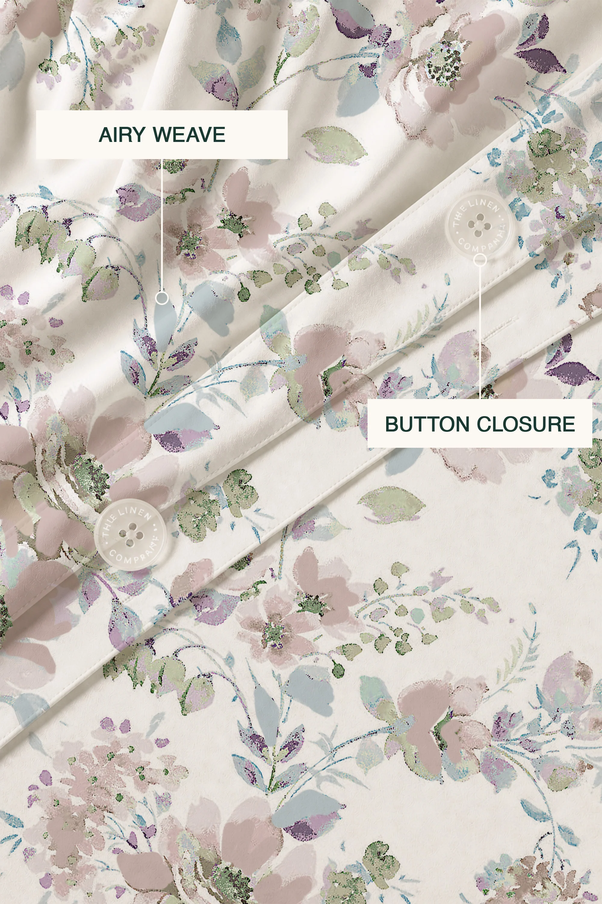 Soft Murmur Percale Duvet Cover set - Image 2