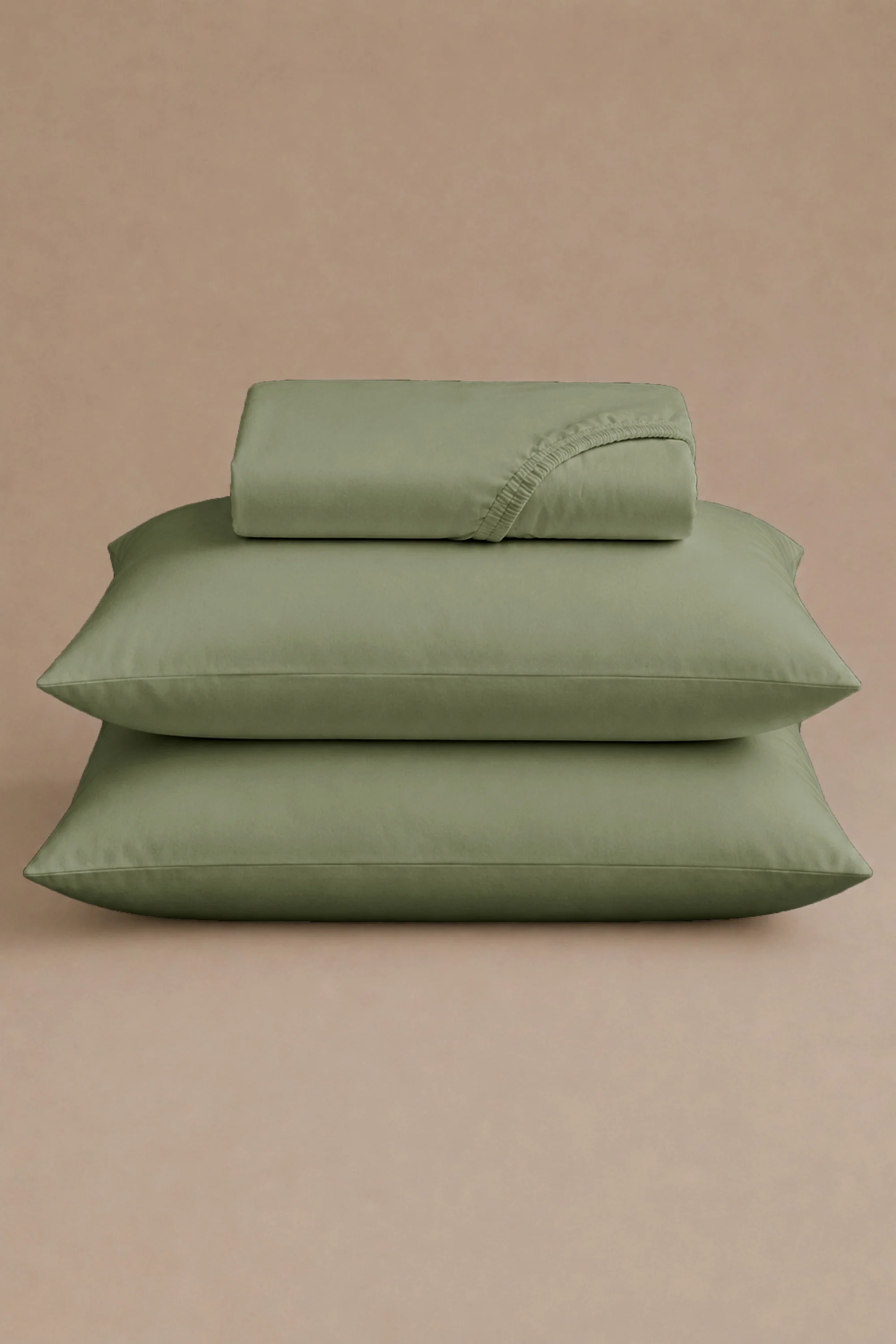 T200 Eucalyptus Green Bed Sheet Set - Image 5