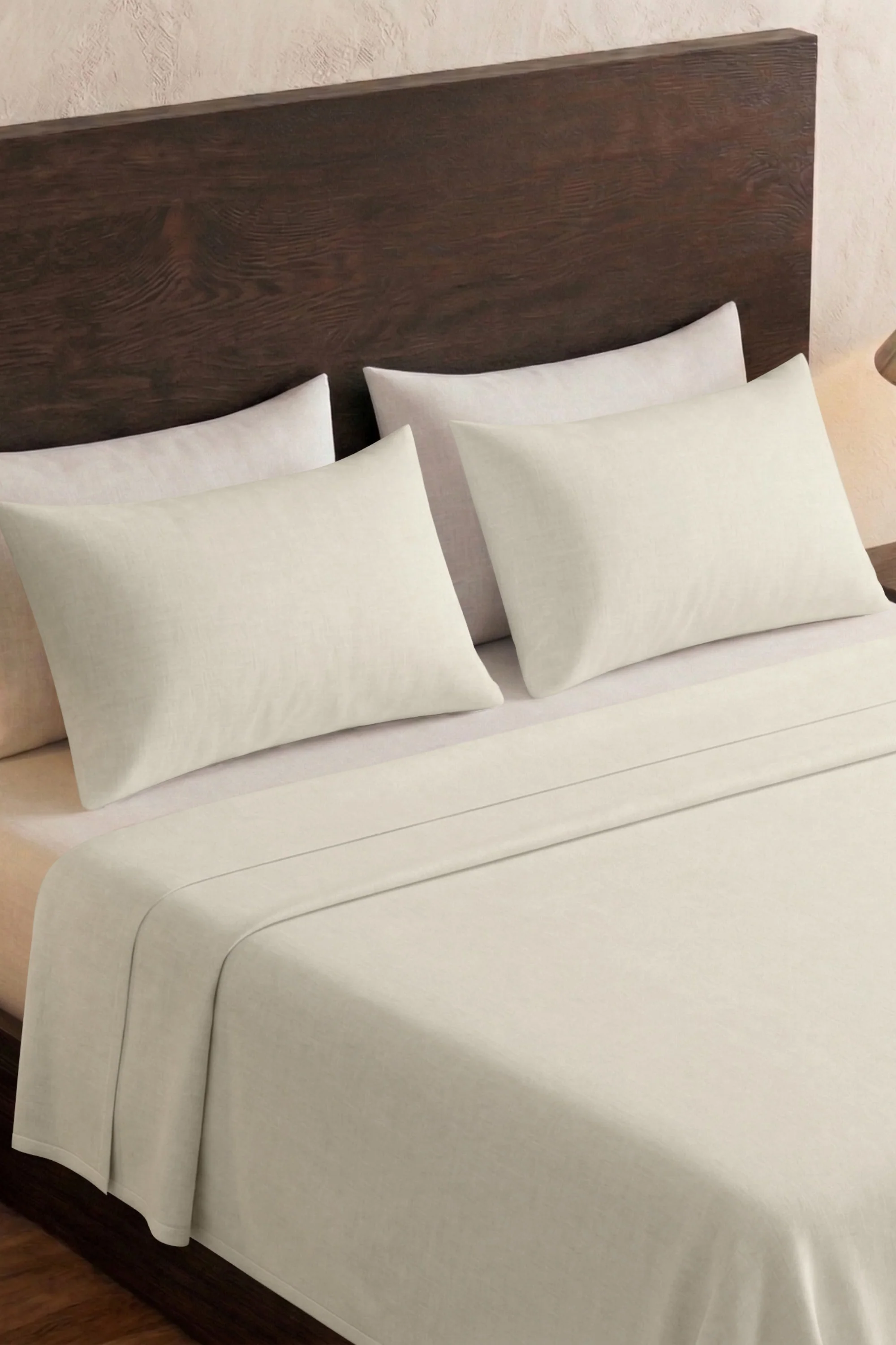 T200 Ivory Bed Sheet Set - Image 2