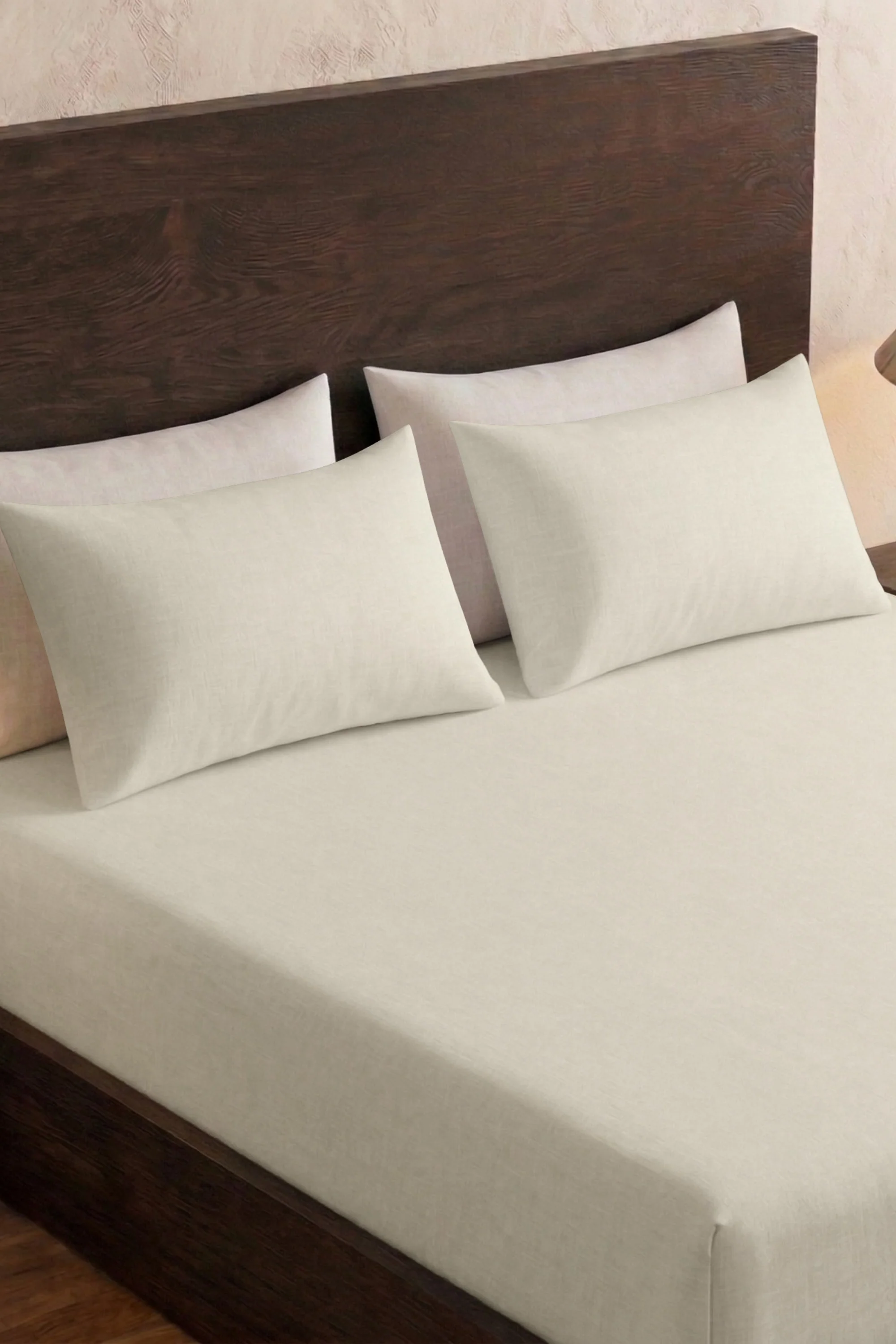 T200 Ivory Bed Sheet Set - Image 4