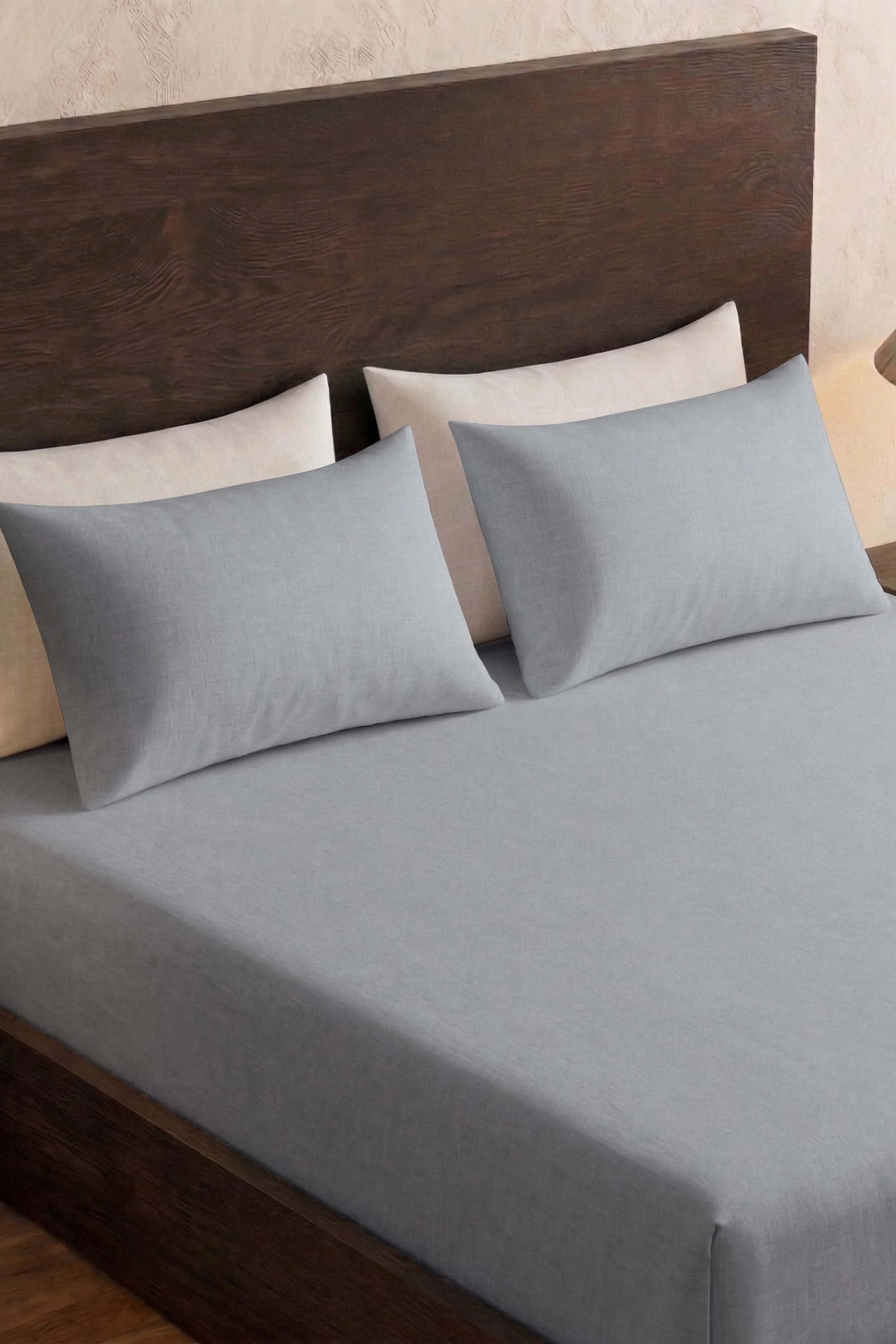 T200 Light Grey Bed Sheet Set - Image 4