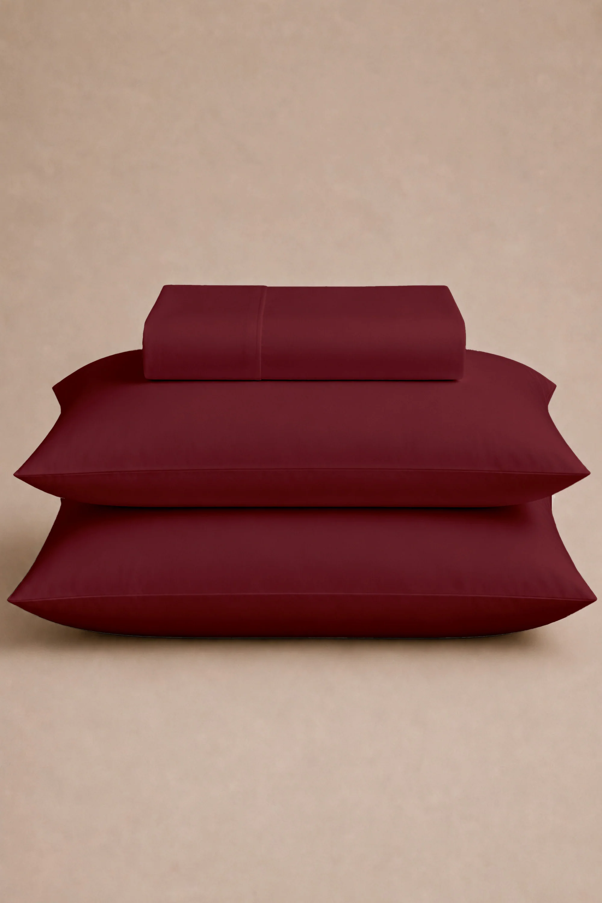 T200 Maroon Bed Sheet Set