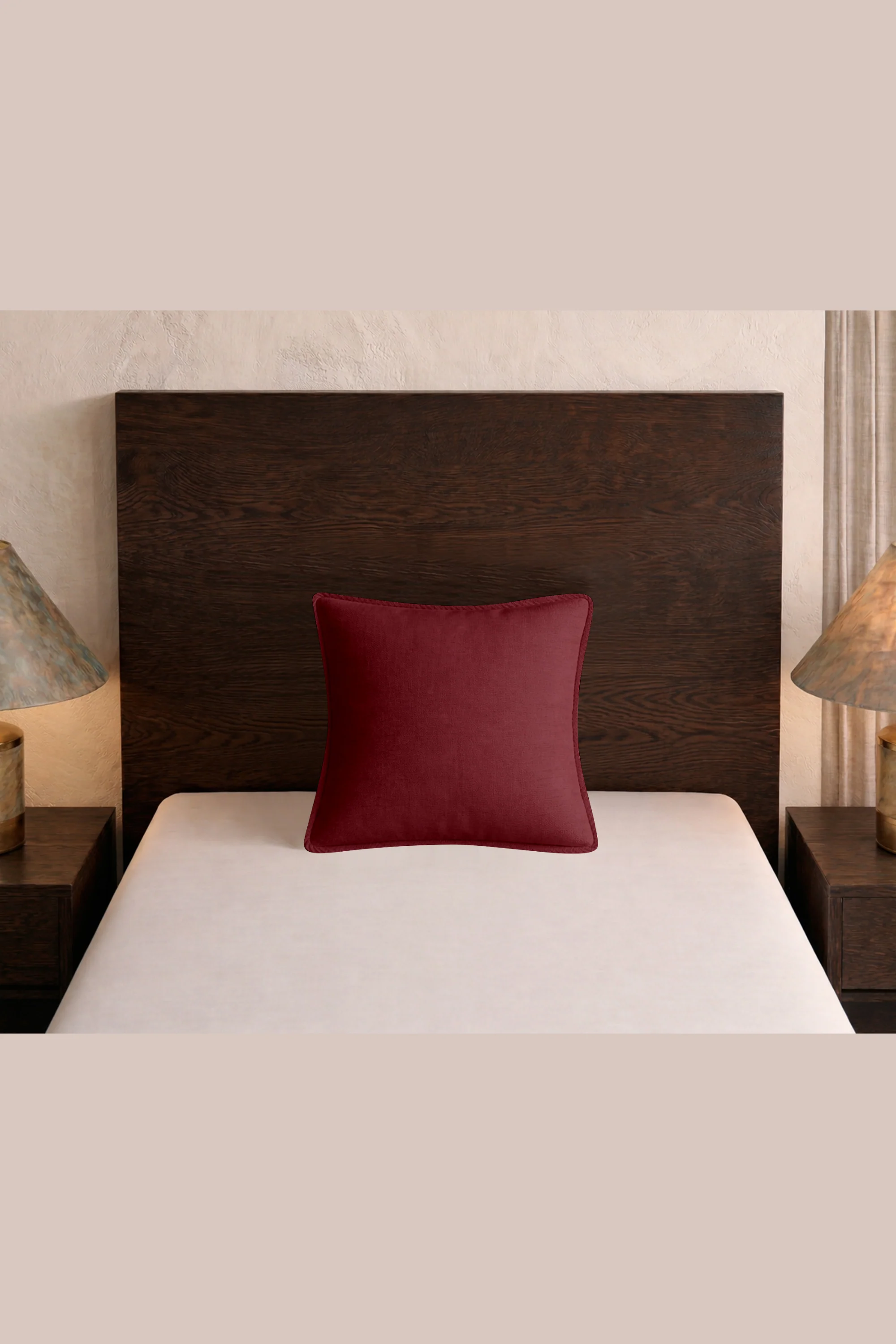 T200 Maroon Cushion Cover - Image 3
