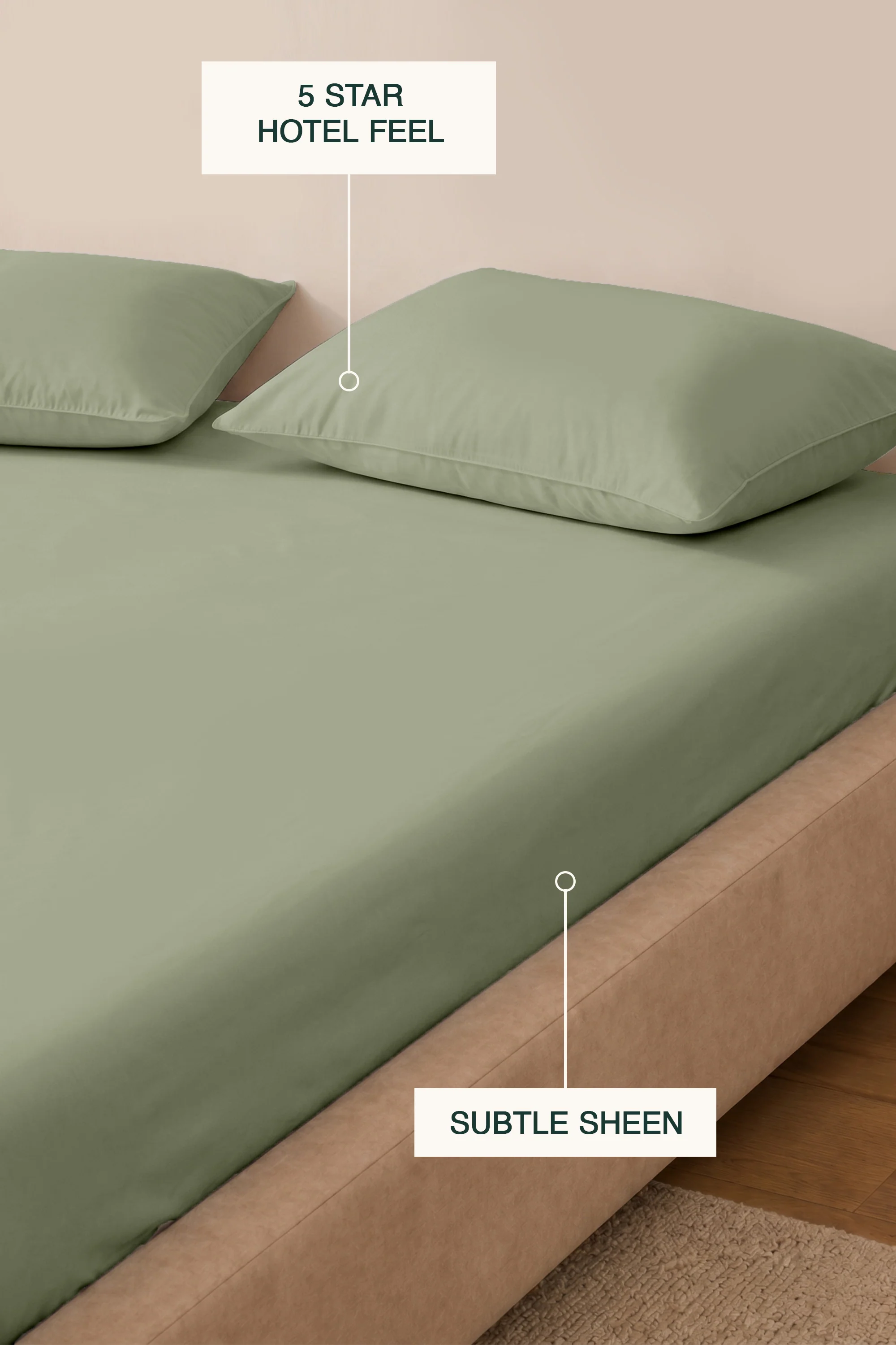 T200 Mist Bed Sheet Set - Image 6