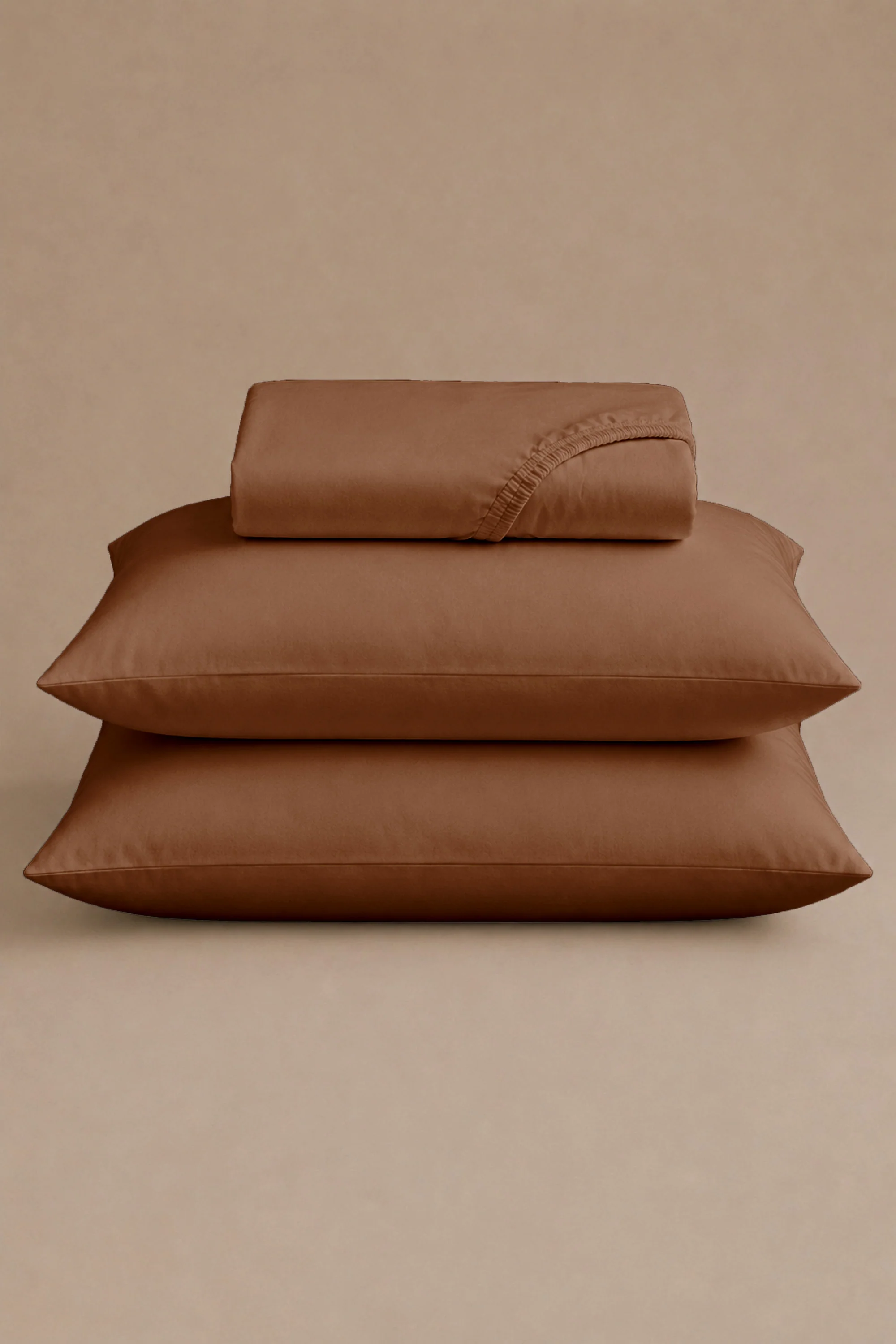 T200 Mocha Bed Sheet Set - Image 5