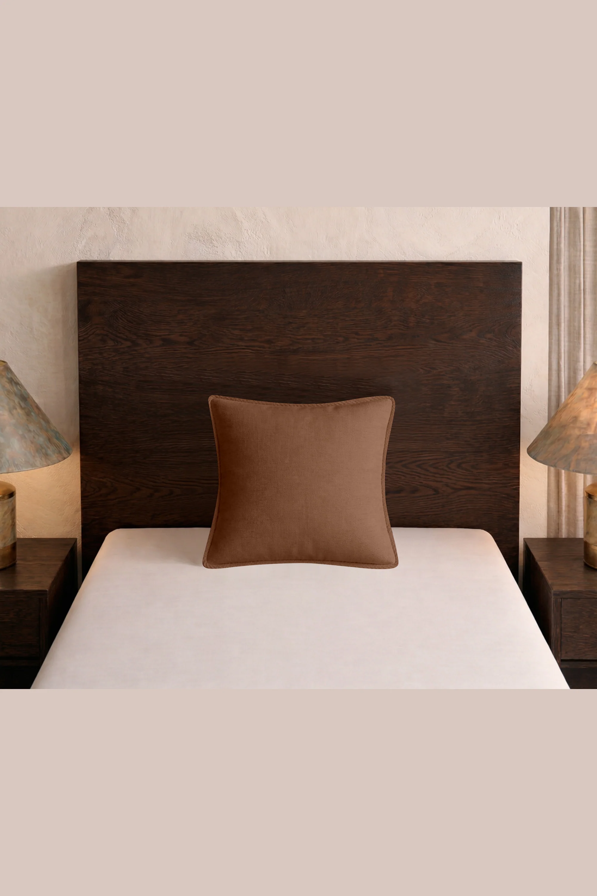 T200 Mocha Cushion Cover - Image 3