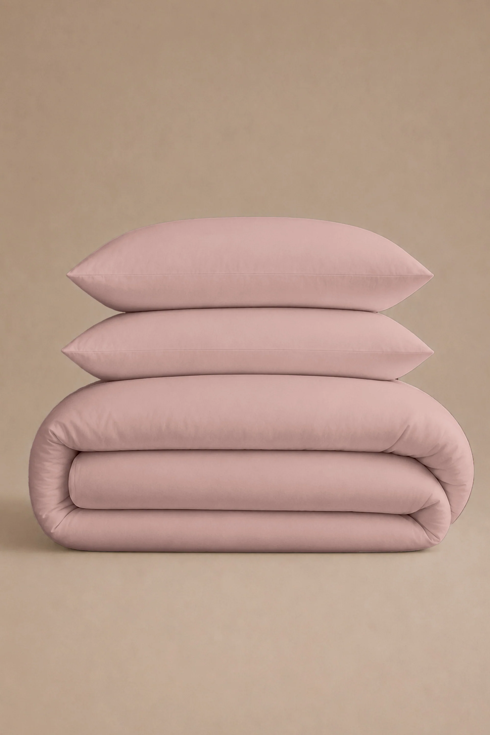 T200 Powder Pink Duvet Cover Set