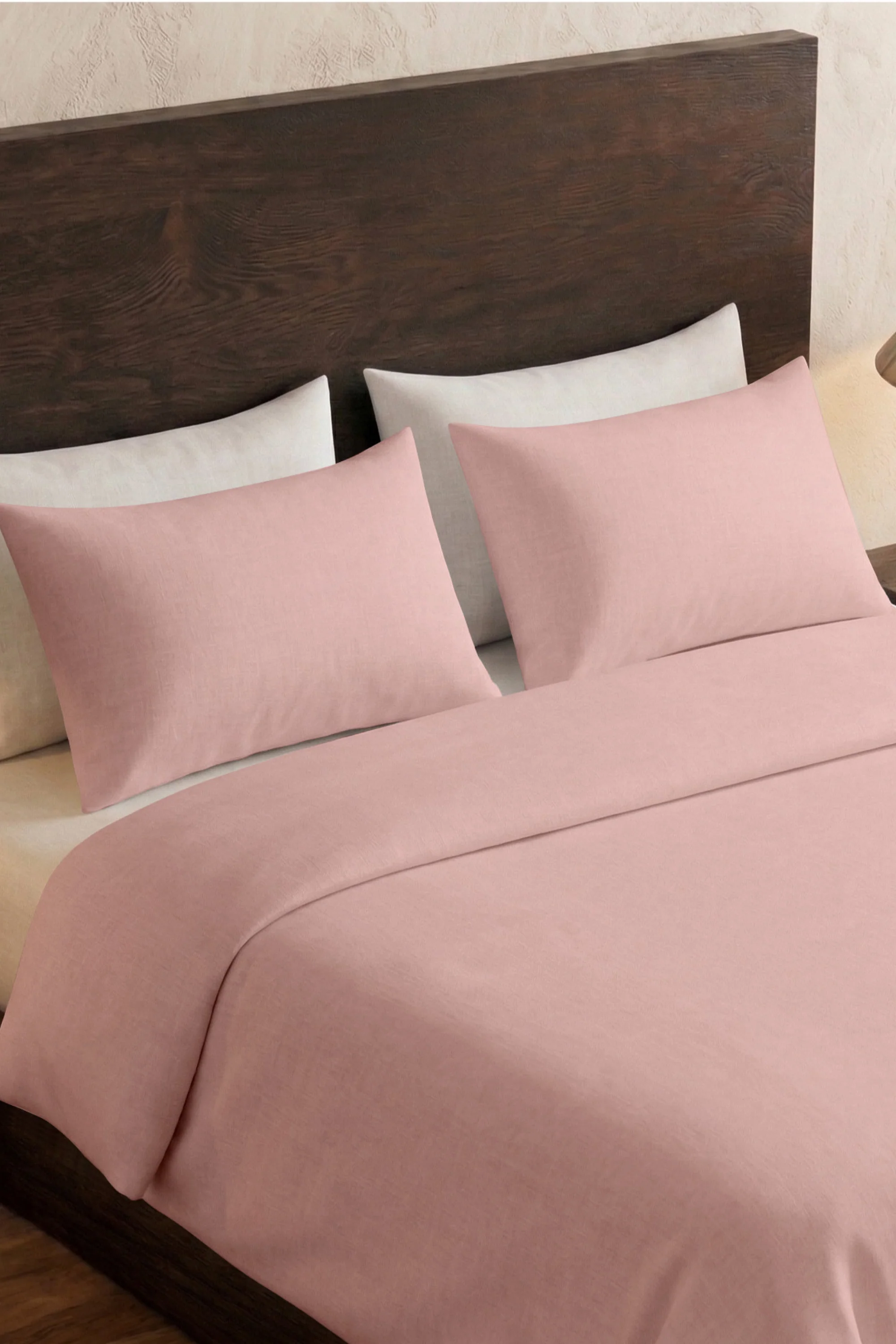 T200 Powder Pink Duvet Cover Set - Image 2
