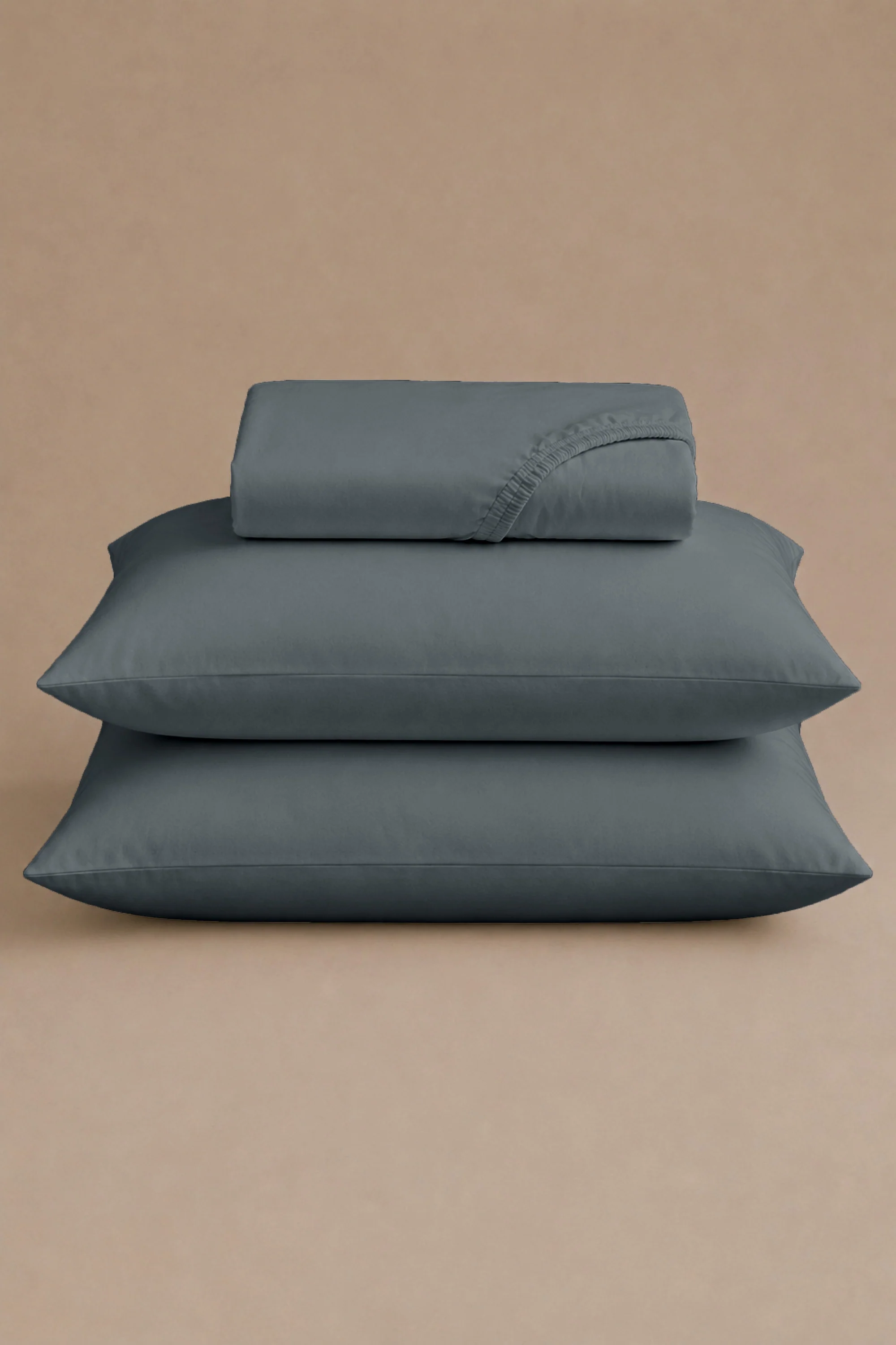 T200 Slate Blue Bed Sheet Set - Image 3