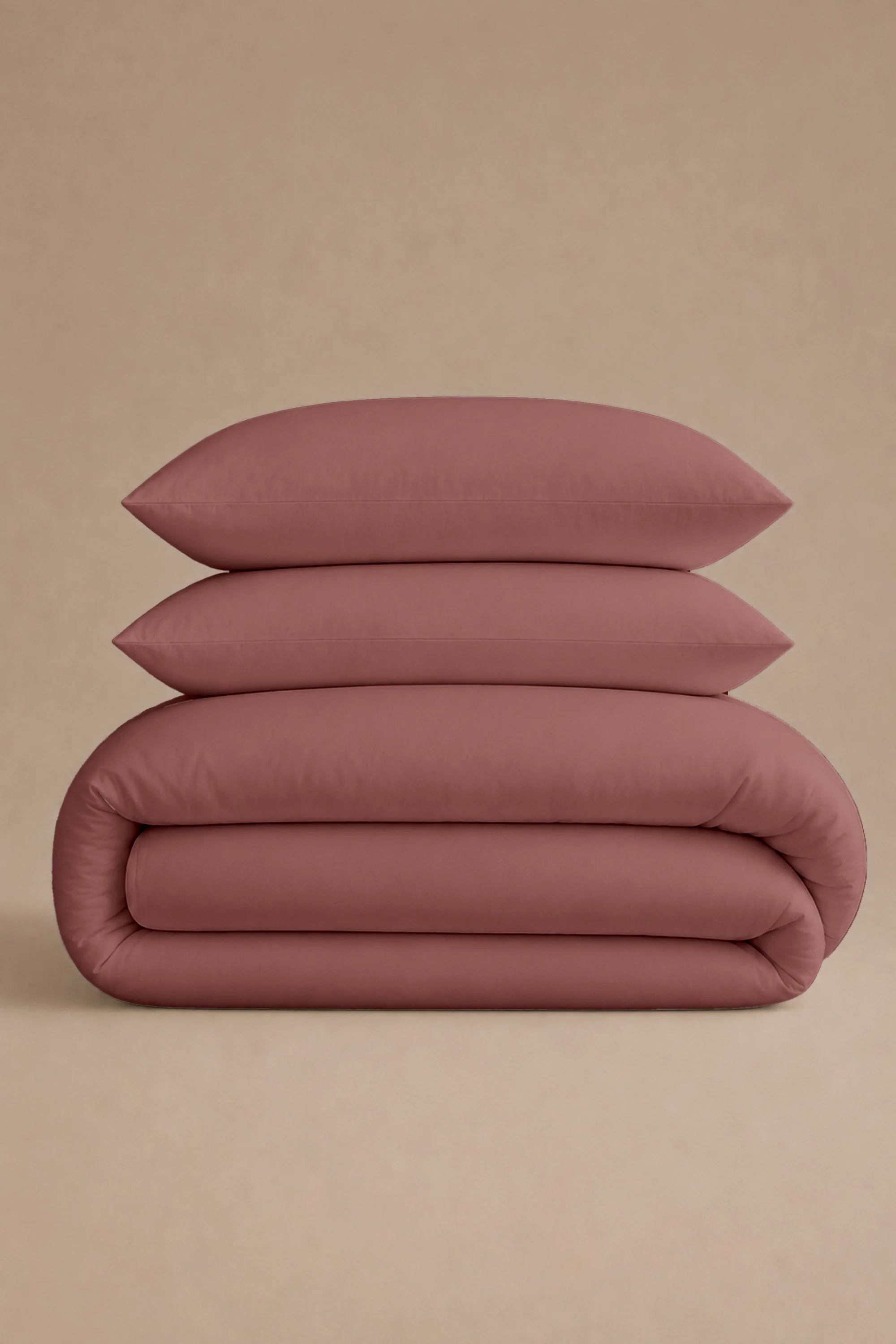 T300 Luxe Rose Pink Duvet Cover Set