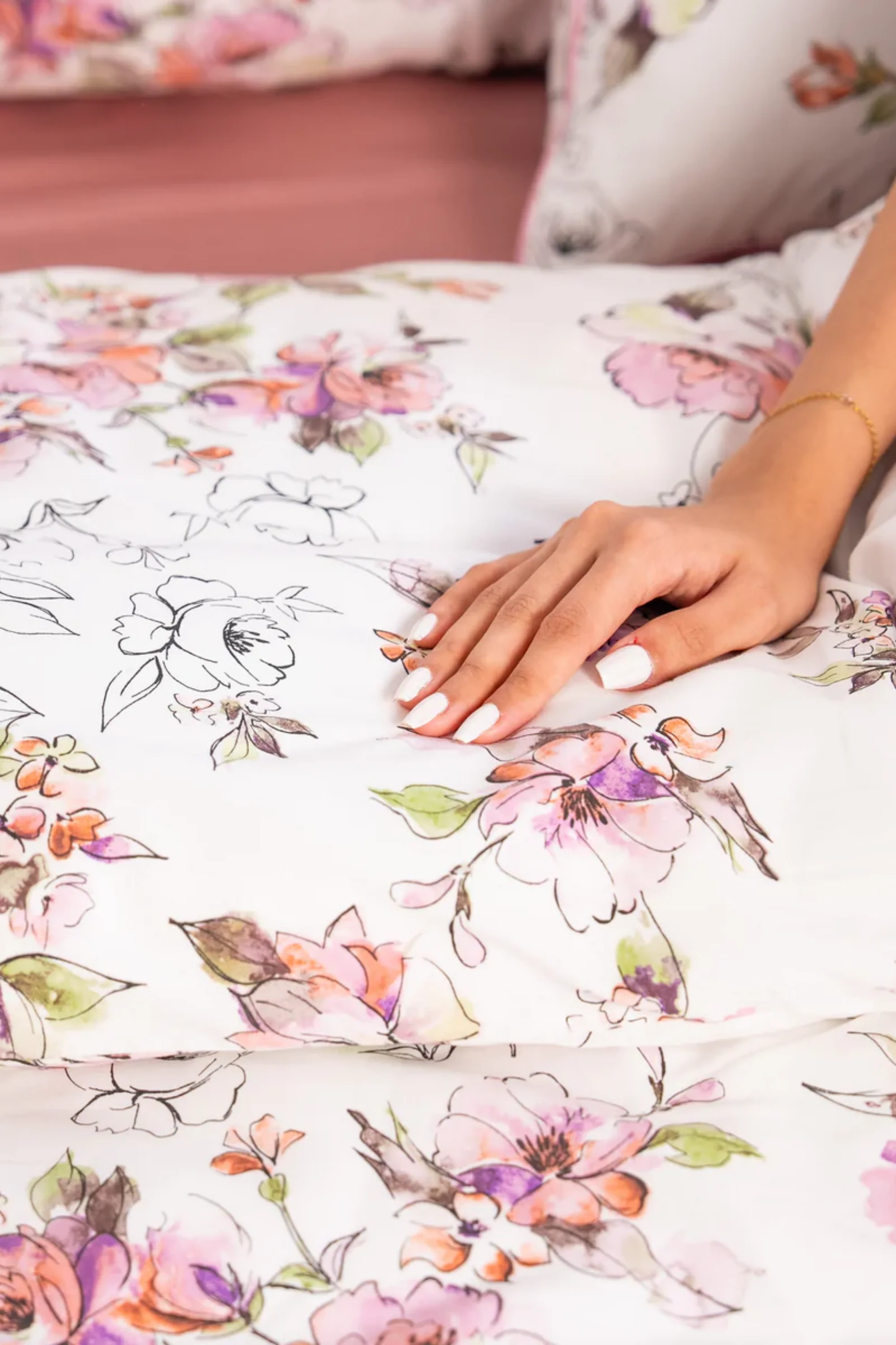 Victorian Rose Sateen Cushion Cover - Image 4