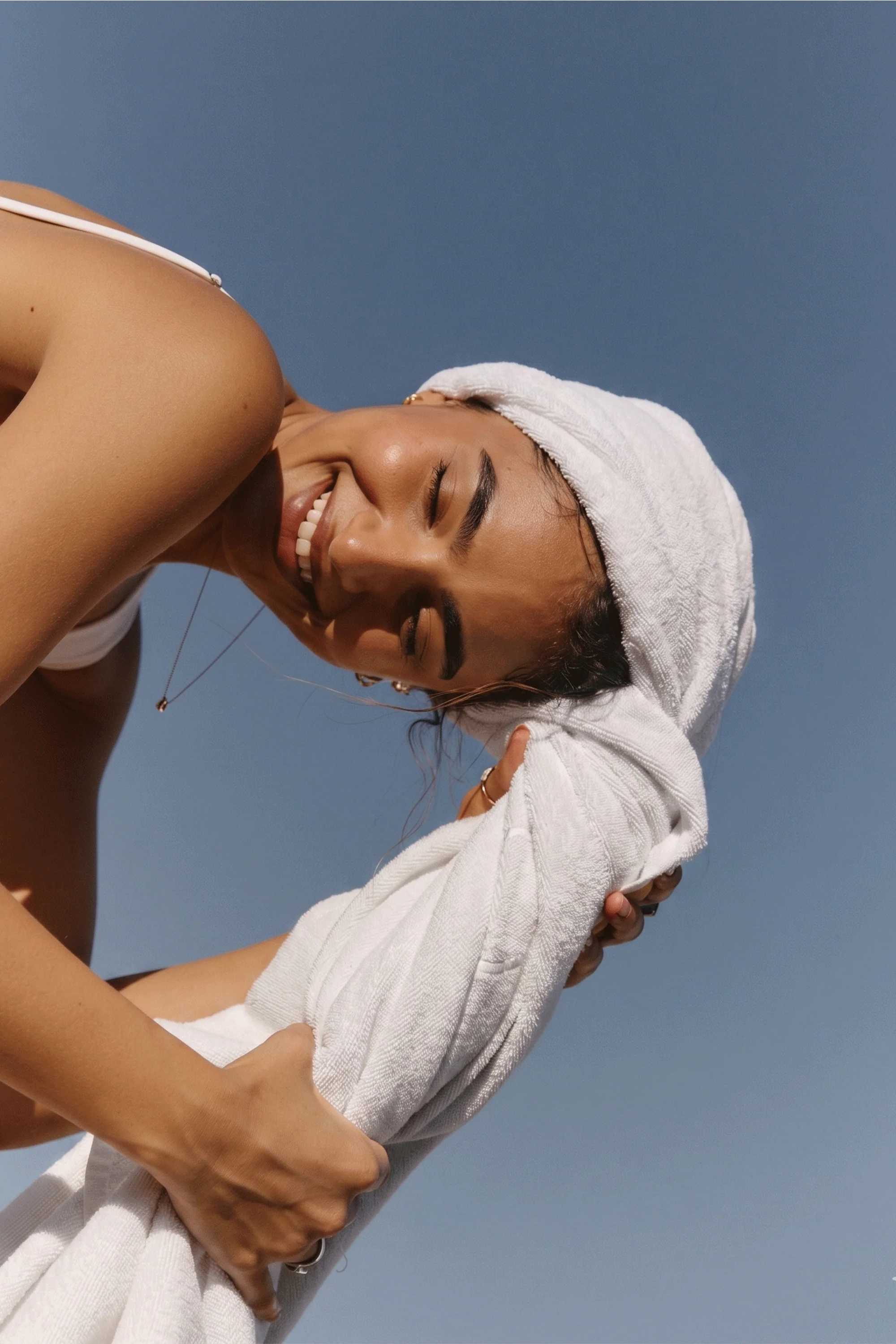 White Organic Towels - Image 3