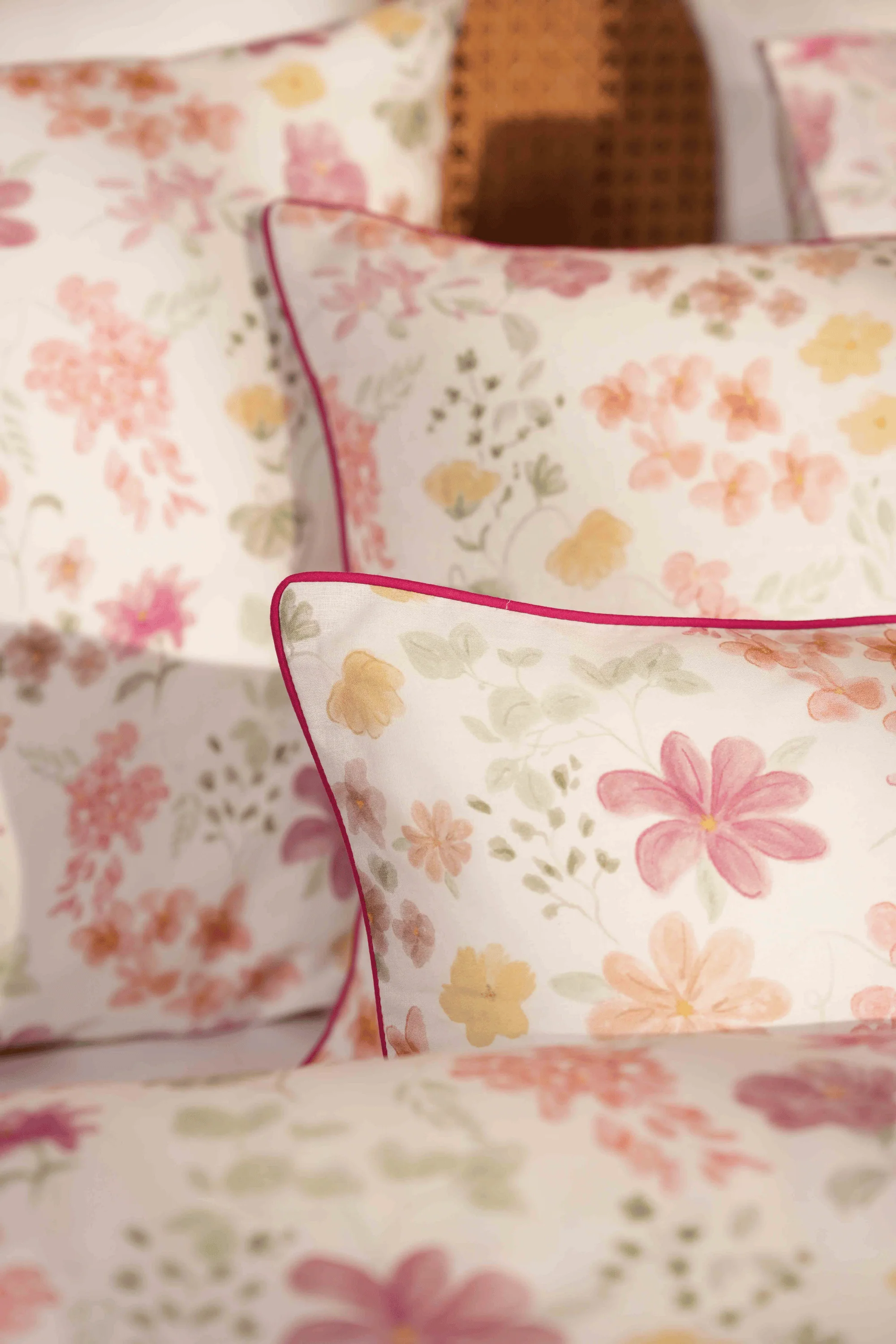 Wisteria Field Percale Bed Sheet Set - Image 5