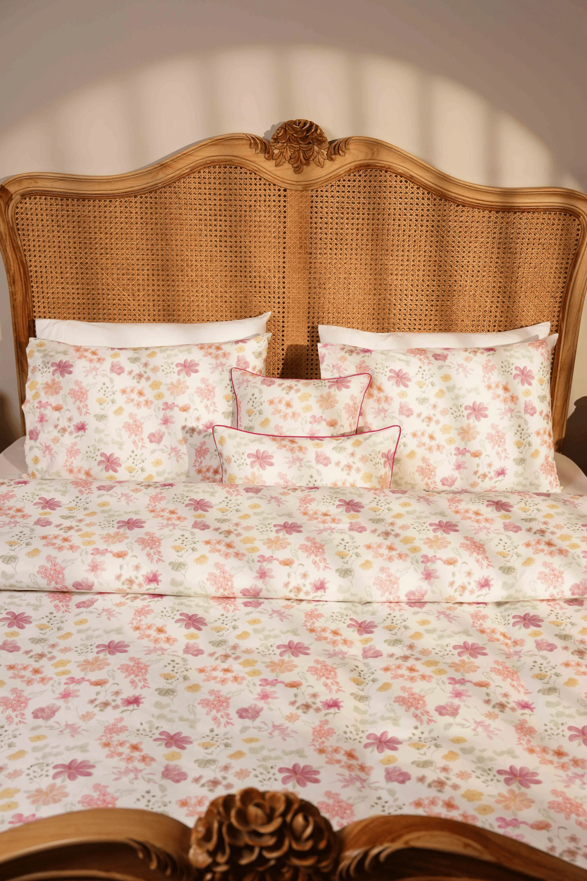 Wisteria Field Percale Bed Sheet Set - Image 9