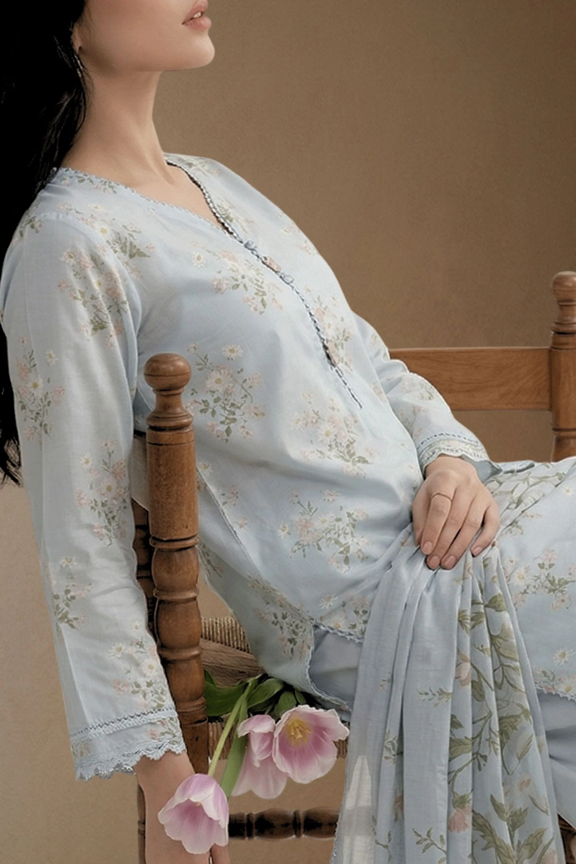 Zephyr - Printed Lawn Suit - Image 3